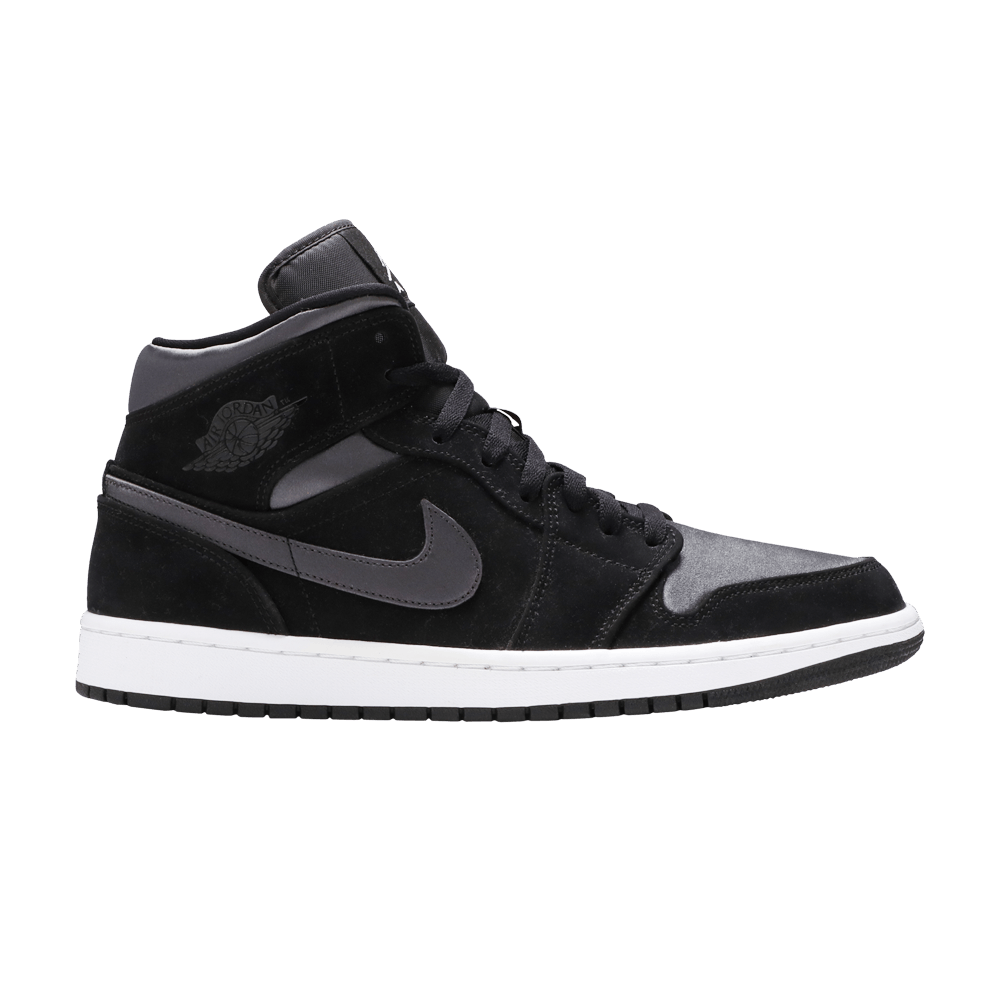 Air Jordan 1 Mid SE Nylon 'Black Grey'