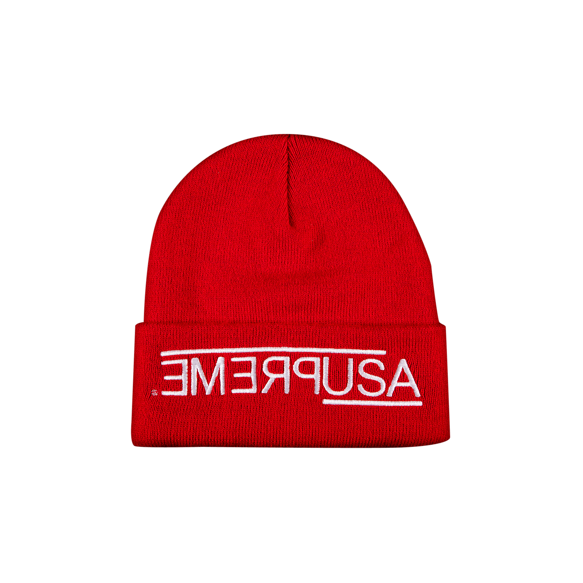Supreme USA Beanie 'Red'