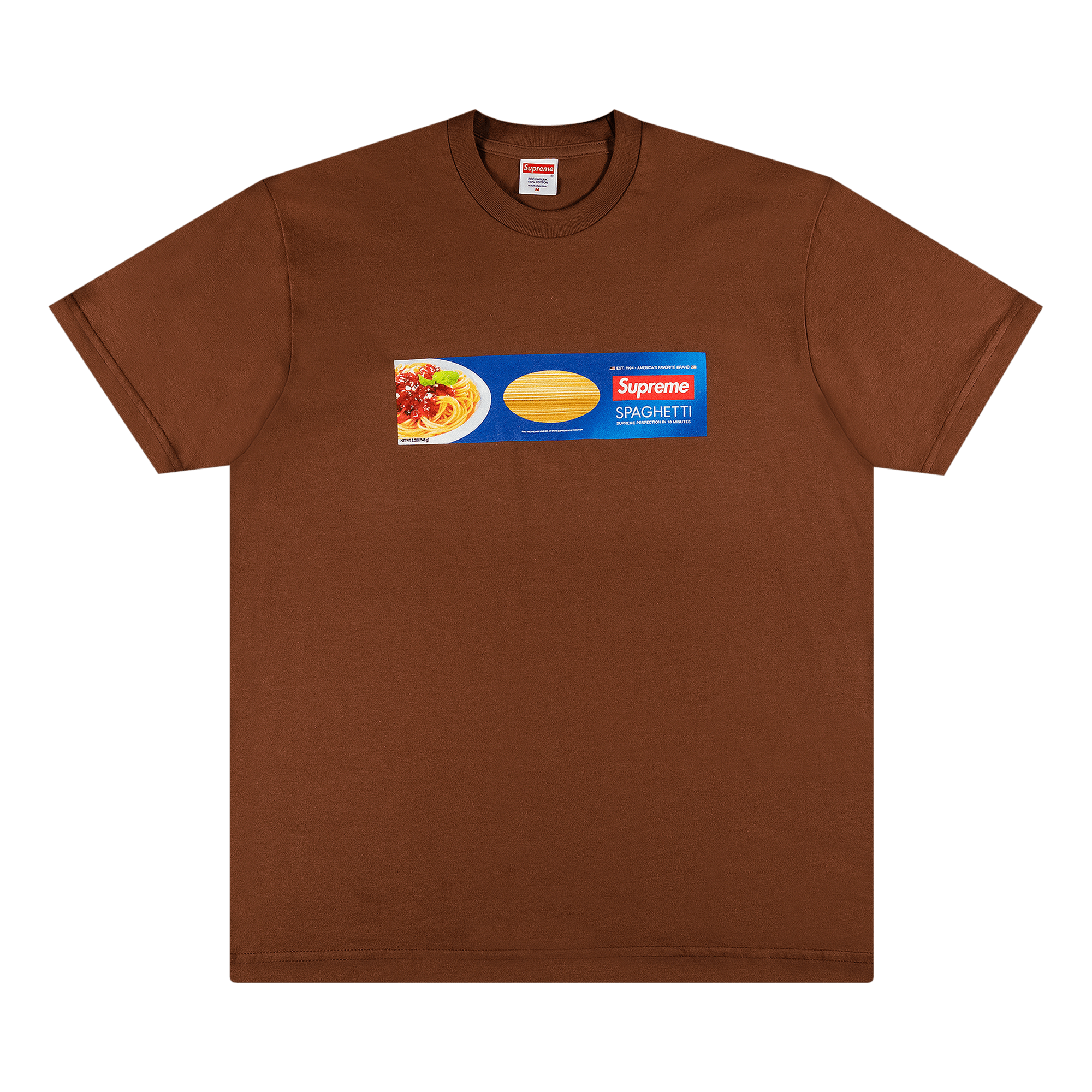 Supreme Spaghetti Tee 'Brown'