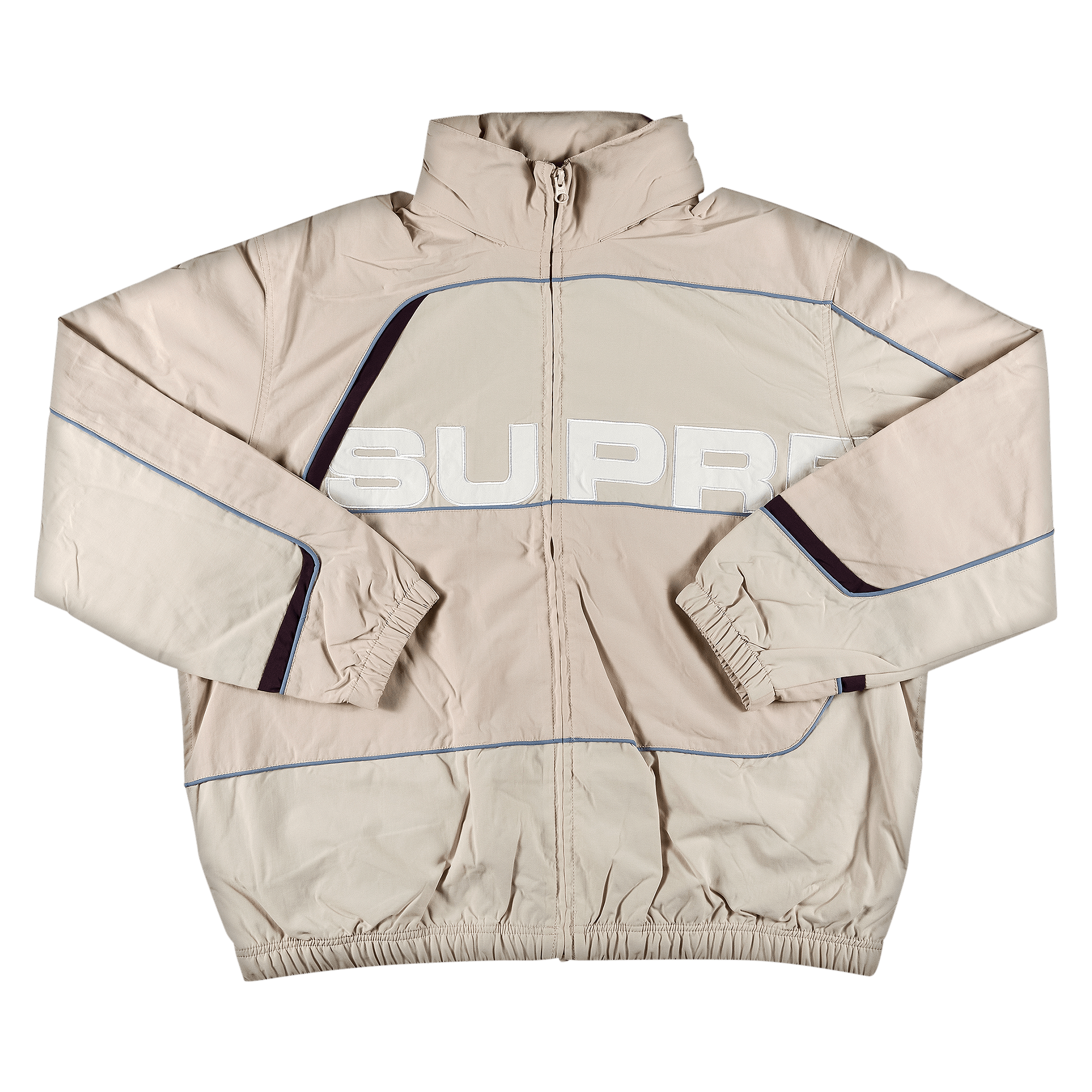 Supreme S Paneled Track Jacket 'Dusty Pink'