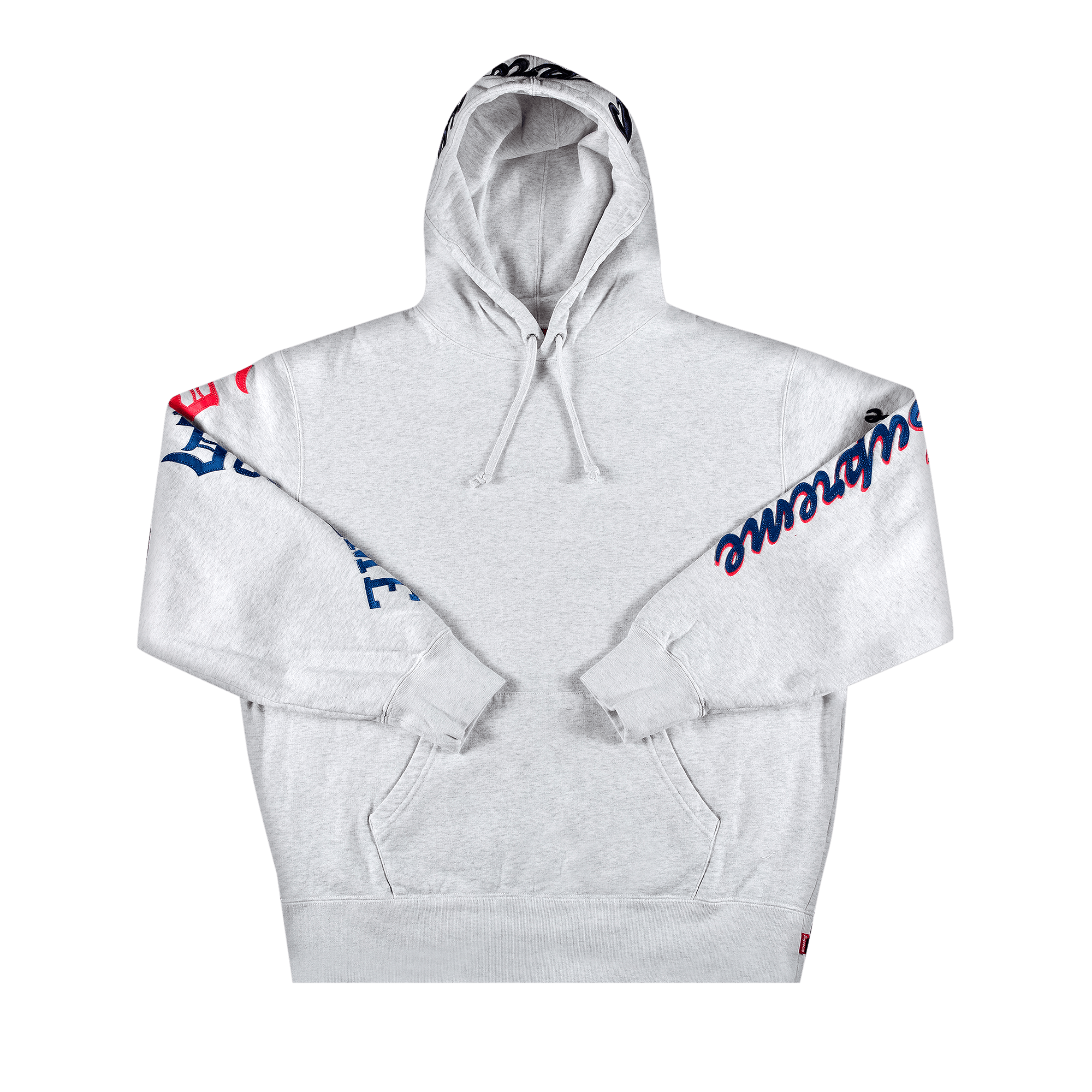 Supreme Multi Logo Hooded Sweatshirt 'Ash Grey'