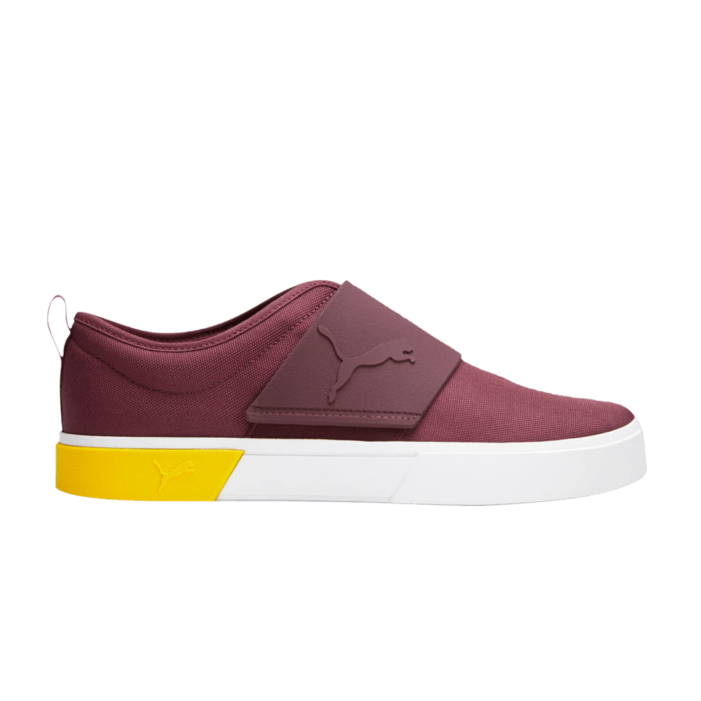 Pre-owned Puma El Rey Ii Slip-on 'burgundy' In Red