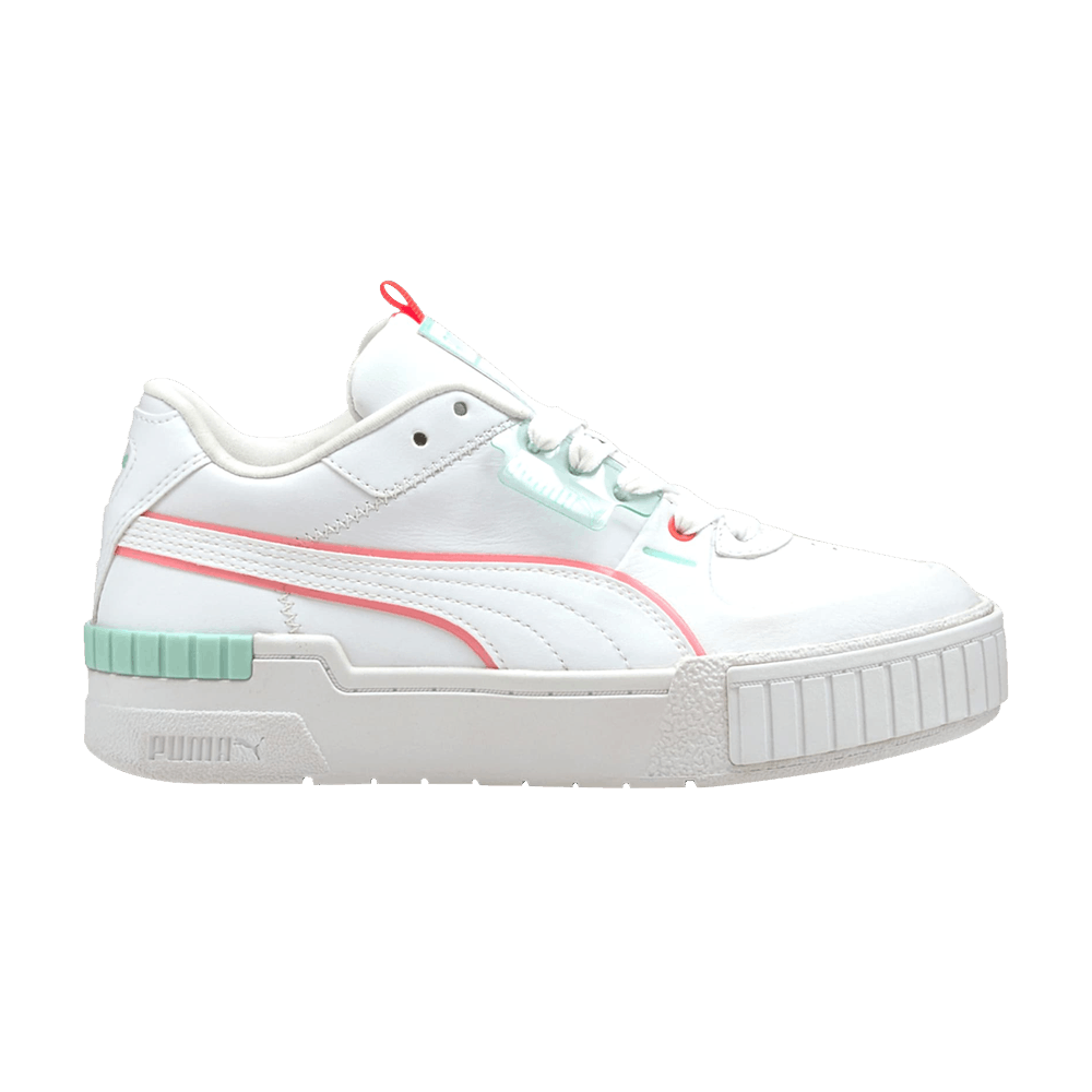 Pre-owned Puma Wmns Cali Sport 'city Lights - White Sunblaze'