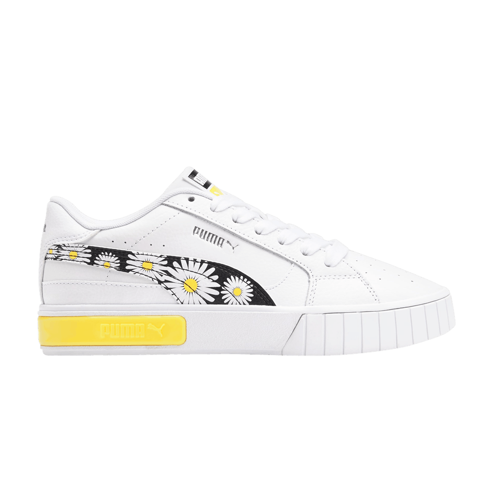 Pre-owned Puma Wmns Cali Star 'daisies' In White