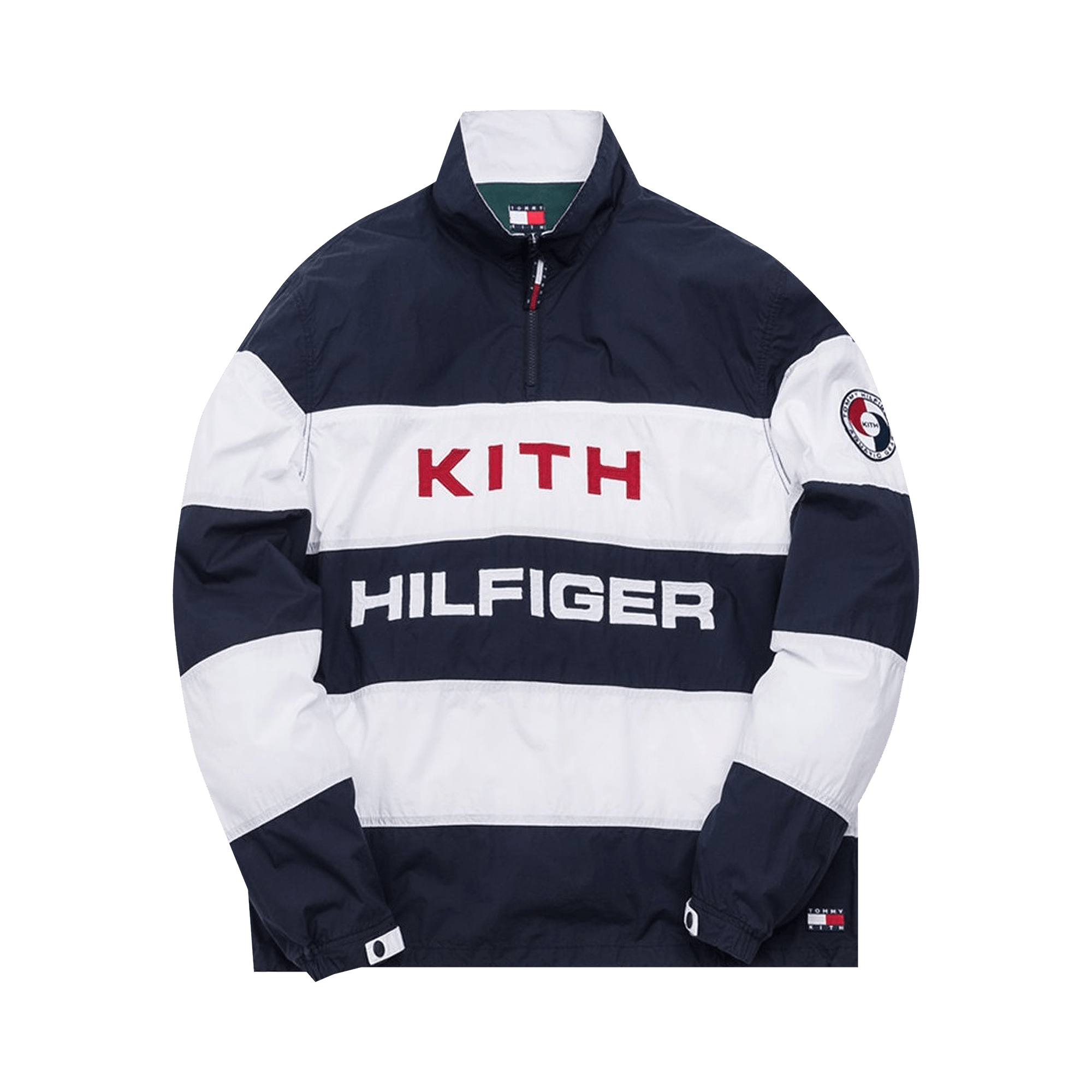 Kith x Tommy Hilfiger Stripe Woven Popover 'Navy/White'