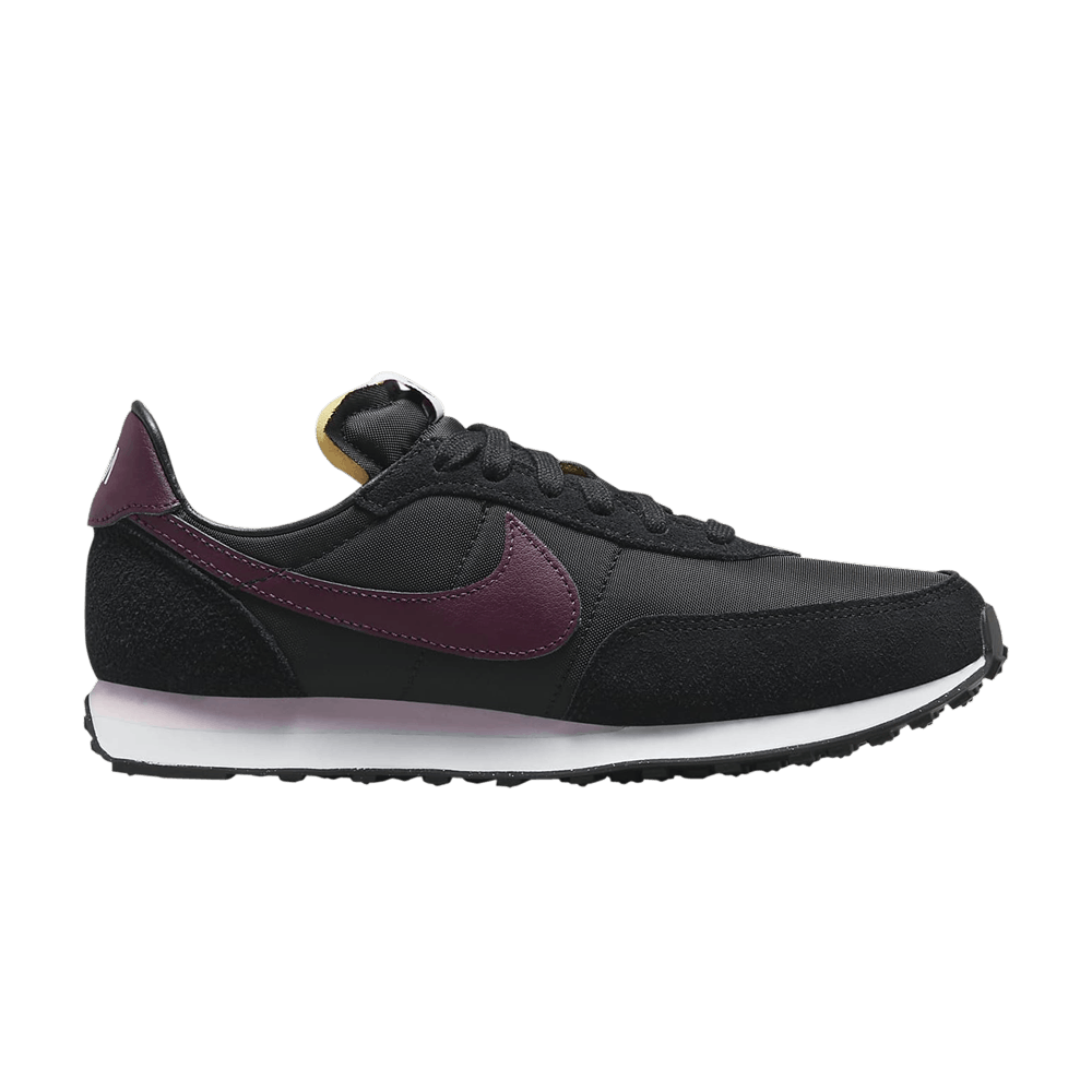 Nike Waffle Trainer 2 GS 'Black Dark Beetroot' - DC6477-002