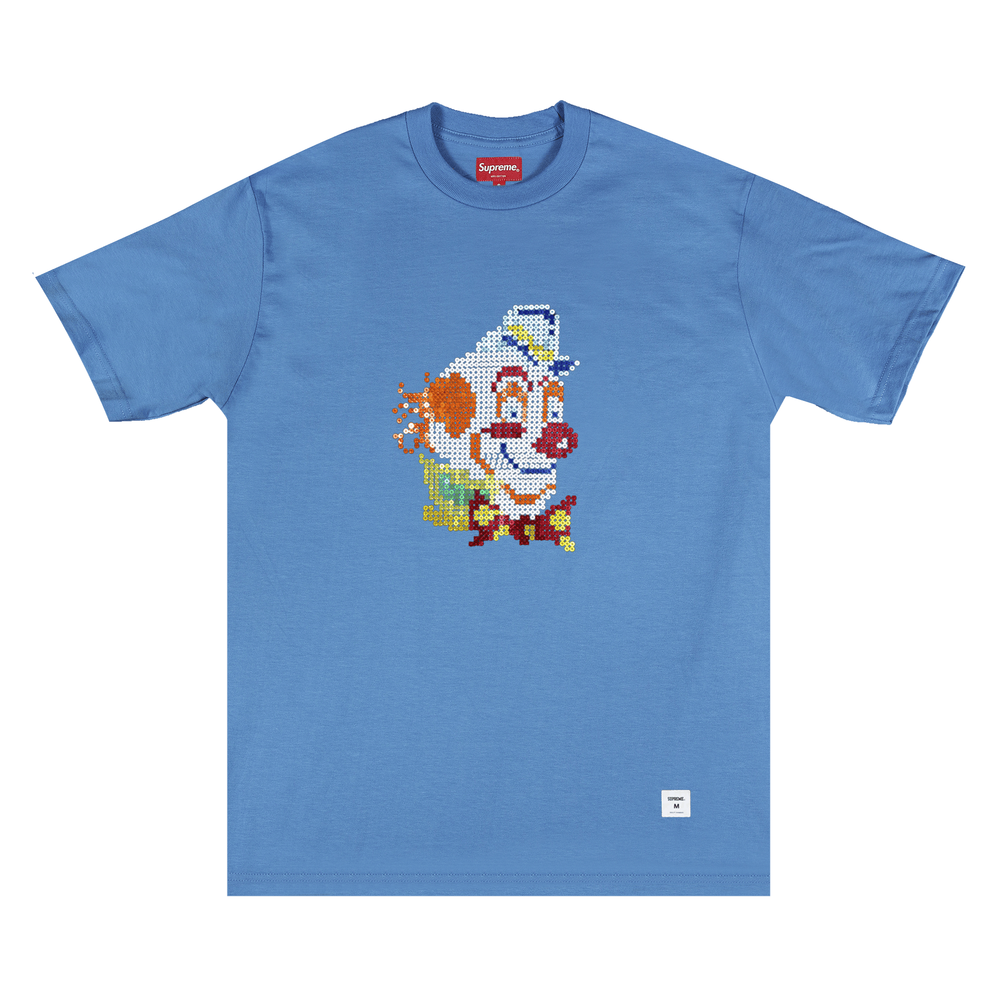 Supreme Clown Sequin Short-Sleeve Top 'Light Blue'