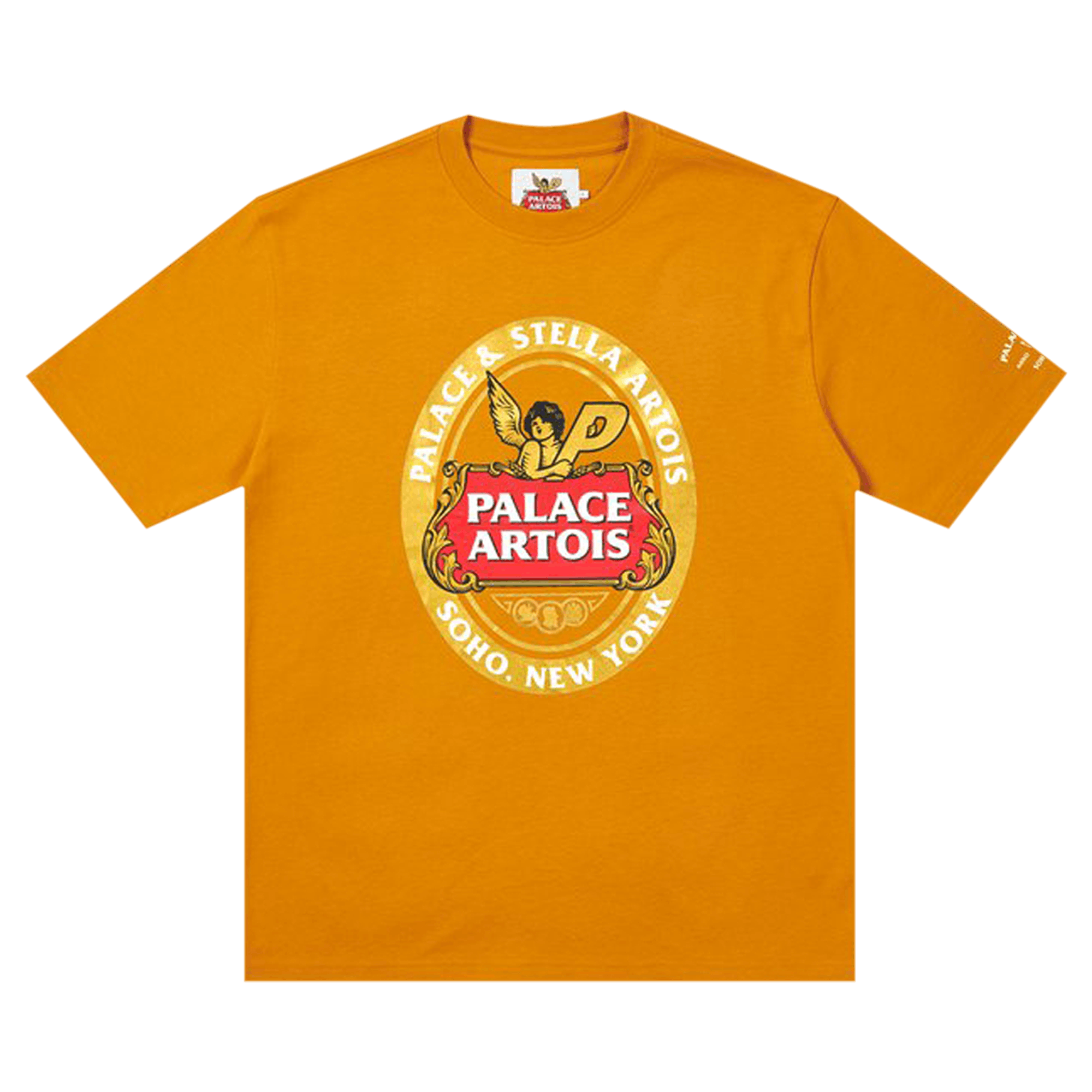 Palace x Stella Artois Coaster T-Shirt 'Gold'