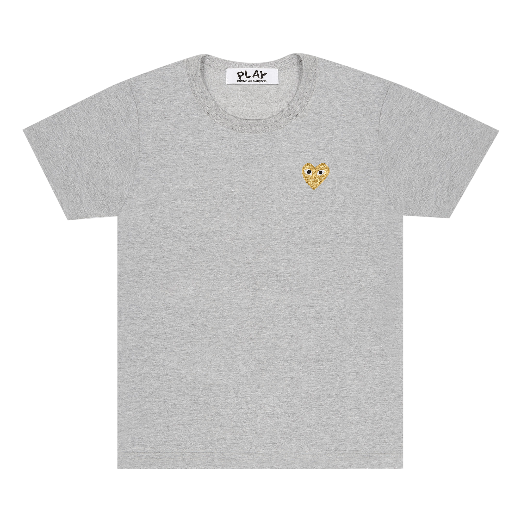 Comme des Garçons PLAY Gold Heart T-Shirt 'Grey'