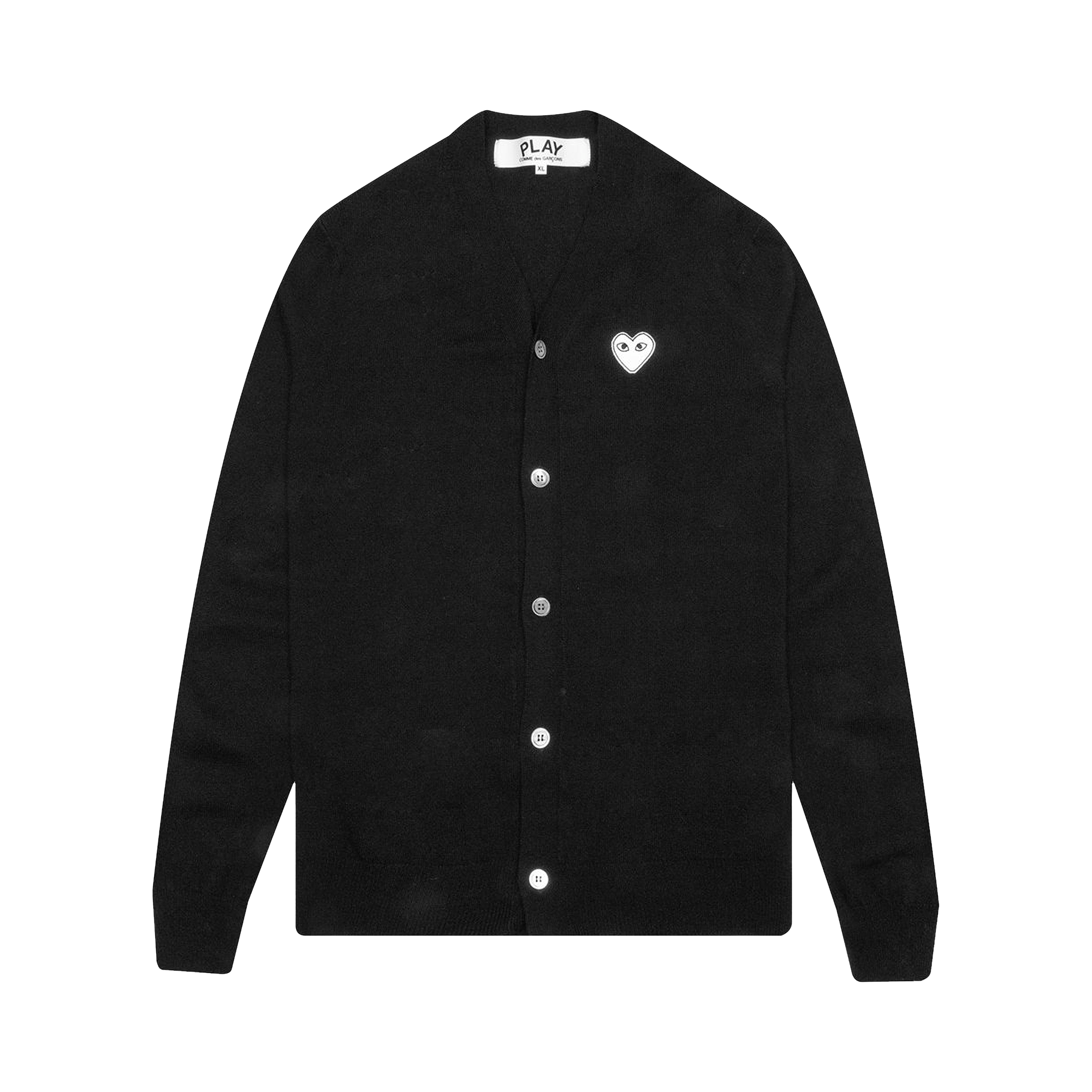 Comme des Garçons PLAY V-Neck Cardigan 'Navy'