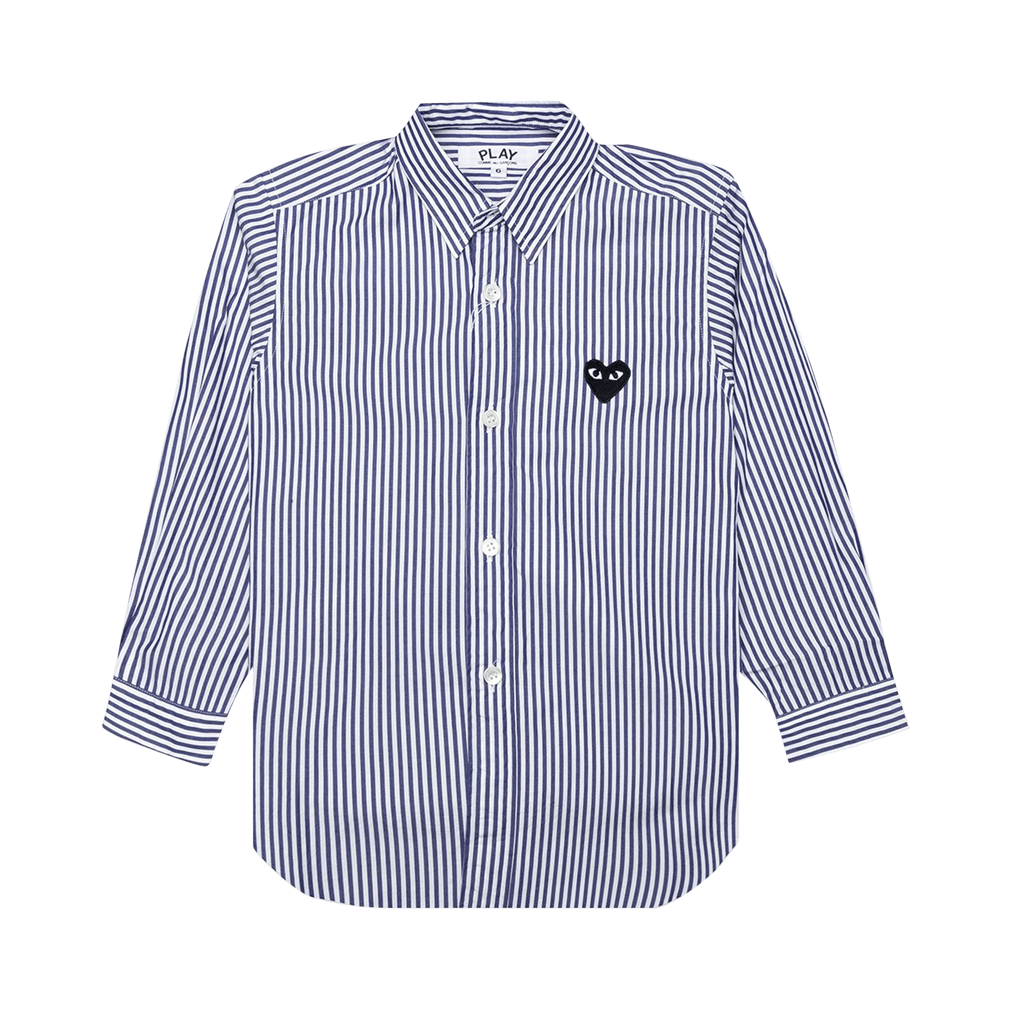Comme des Garçons PLAY Striped Shirt 'White/Blue'