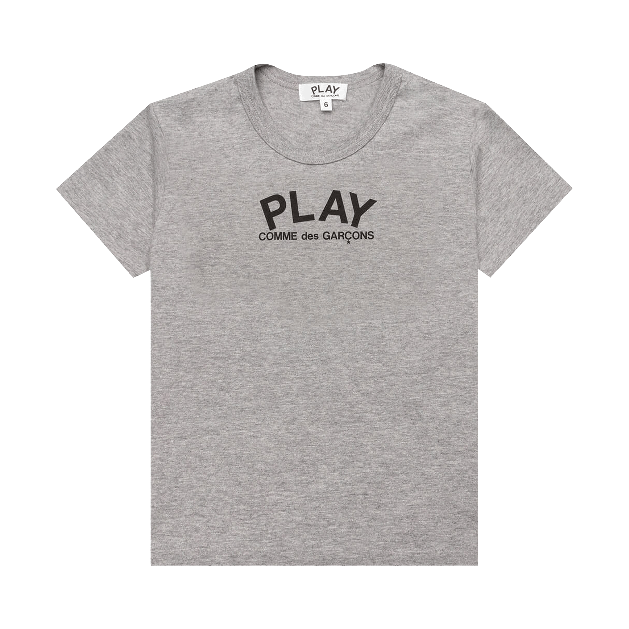 Comme des Garçons PLAY Small Text T-Shirt 'Grey'