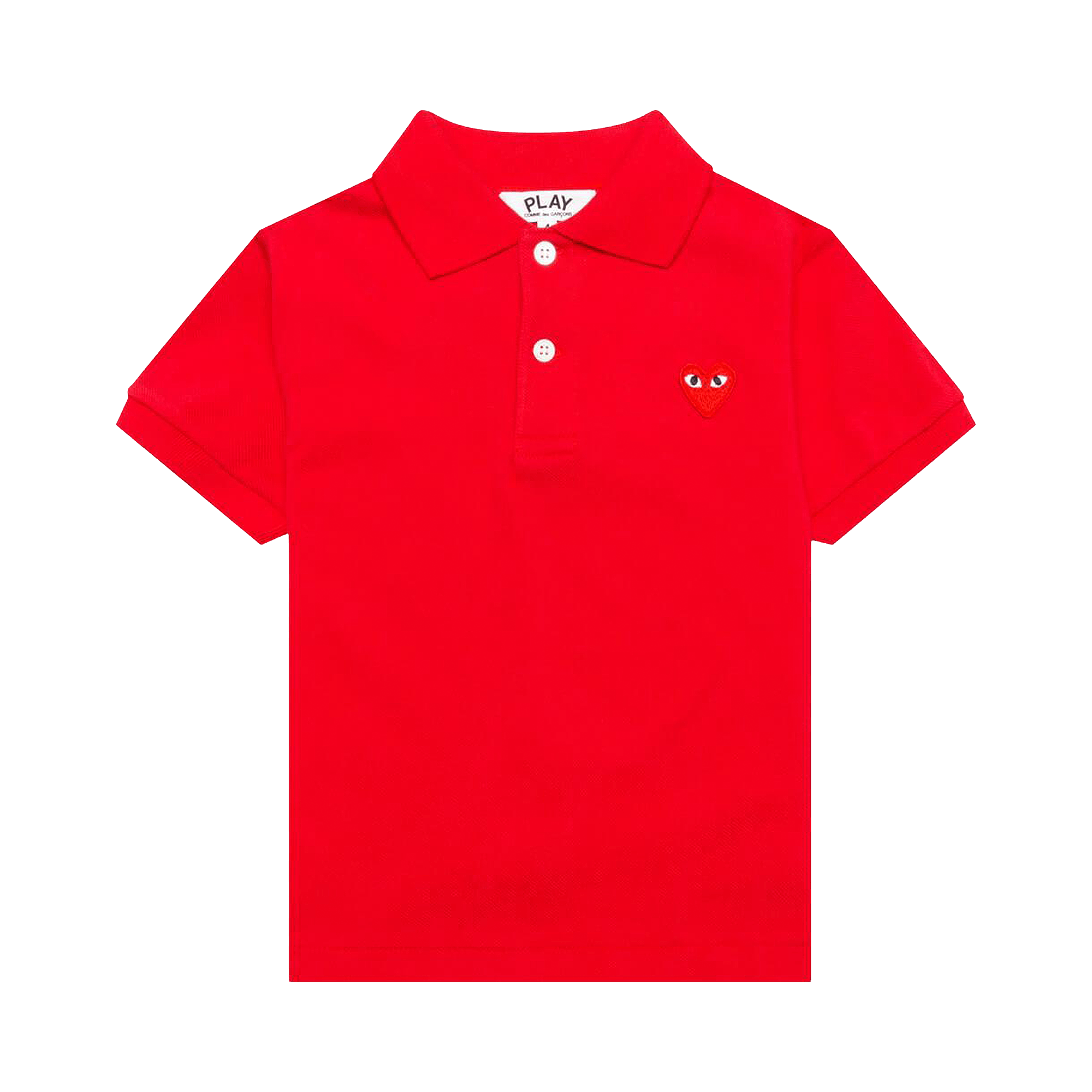 Comme des Garçons PLAY Polo Shirt 'Red'