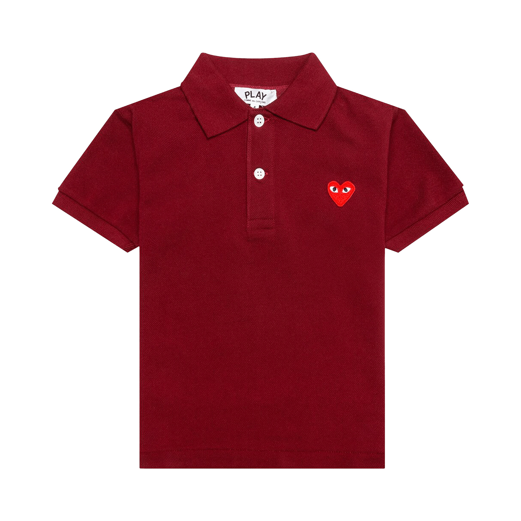 Comme des Garçons PLAY Polo Shirt 'Burgundy'