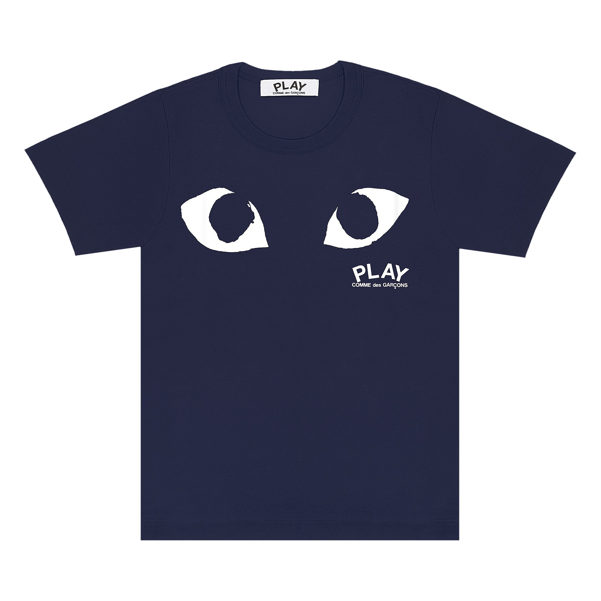 Comme des Garçons PLAY Eyes Logo Short-Sleeve Tee 'Navy'