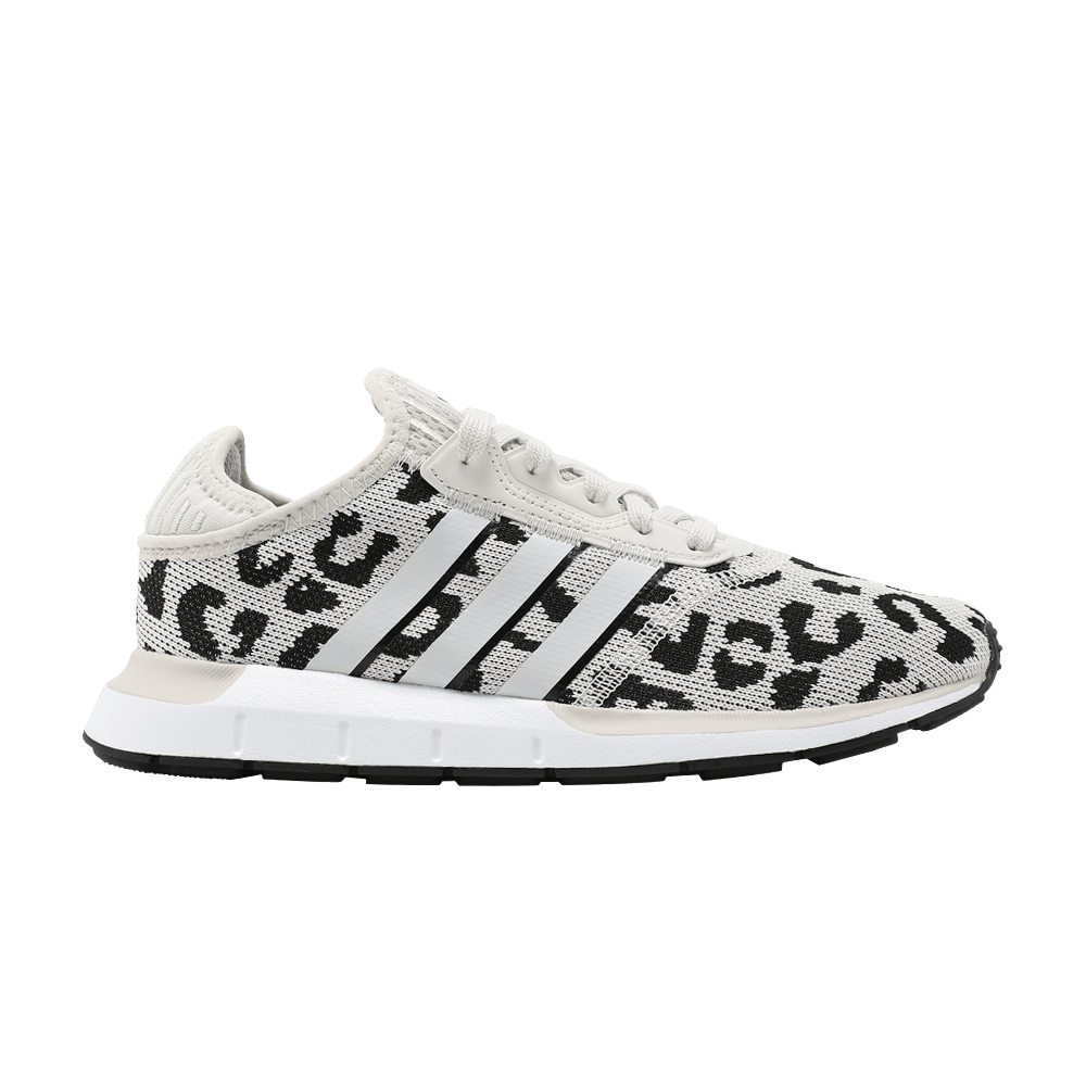 Pre-owned Adidas Originals Wmns Swift Run X 'leopard - Black' In Cream