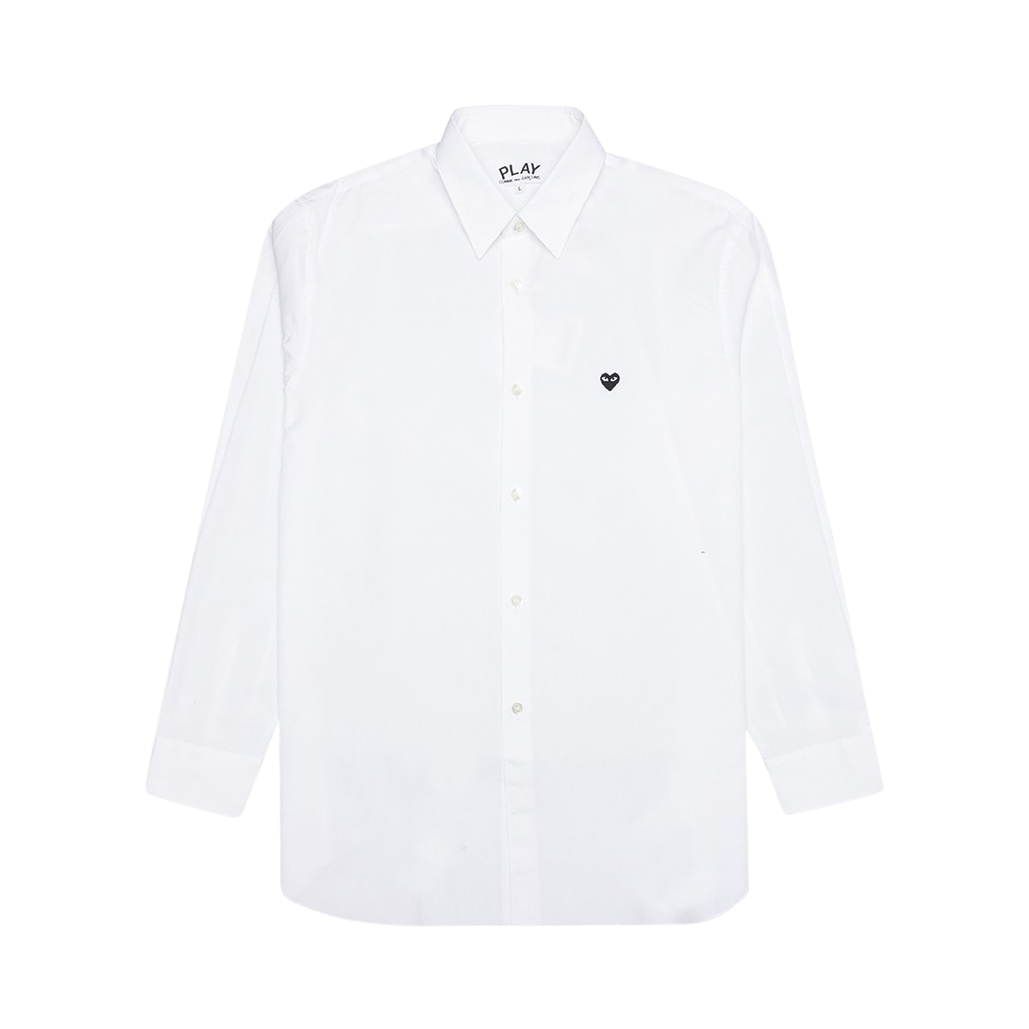 Comme des Garçons PLAY Small Black Emblem Button Down 'Black'