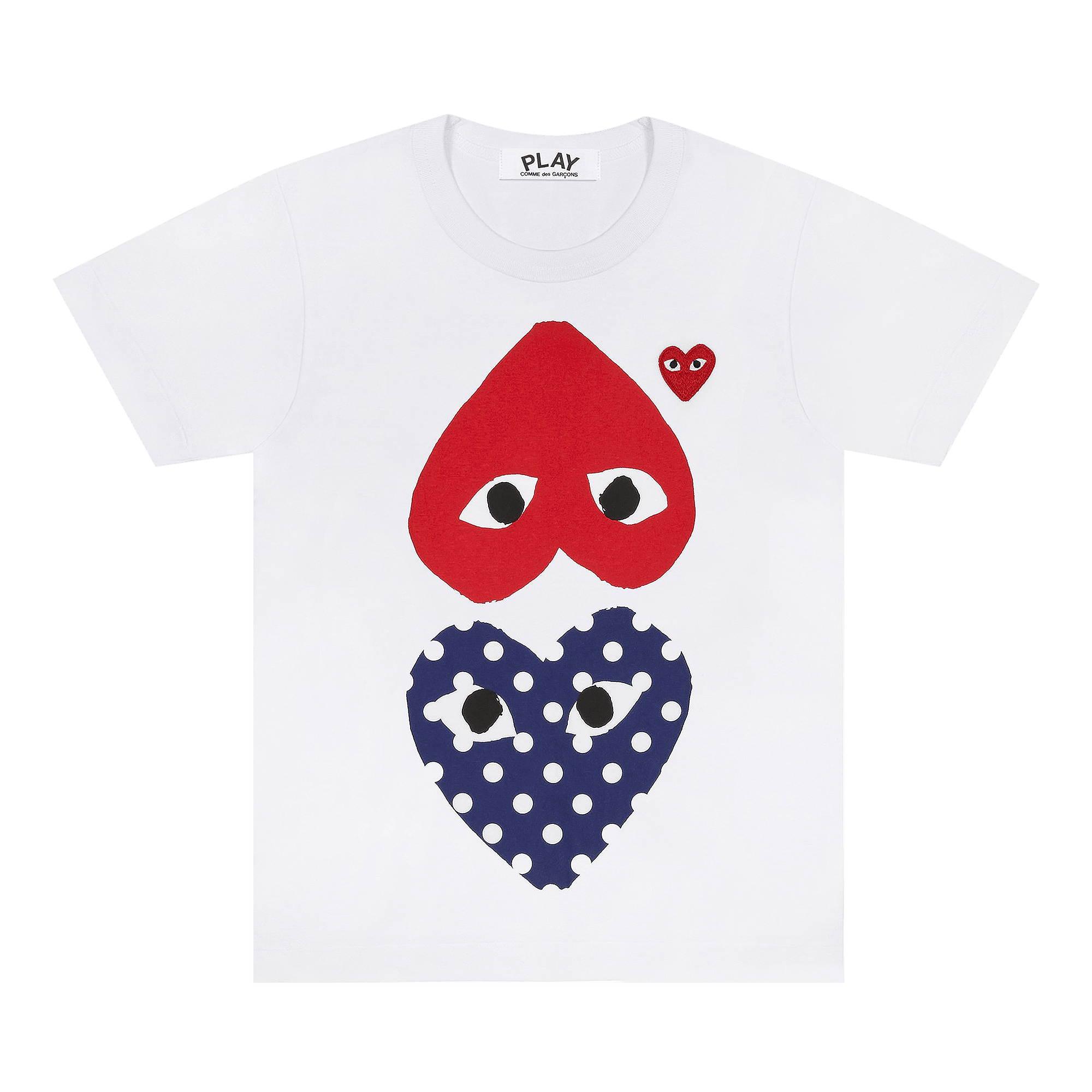 Buy Comme des Garçons PLAY Heart T-Shirt 'White' - AZ T064 051 2