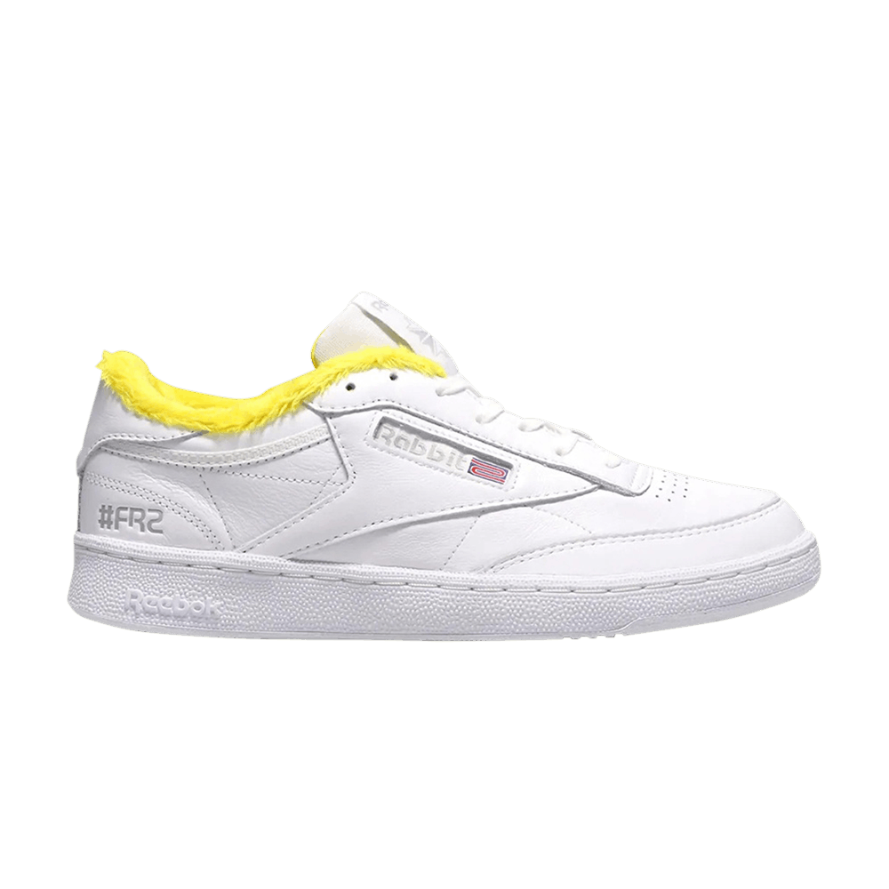 atmos x #FR2 x Reebok Club C 85 'White Yellow'