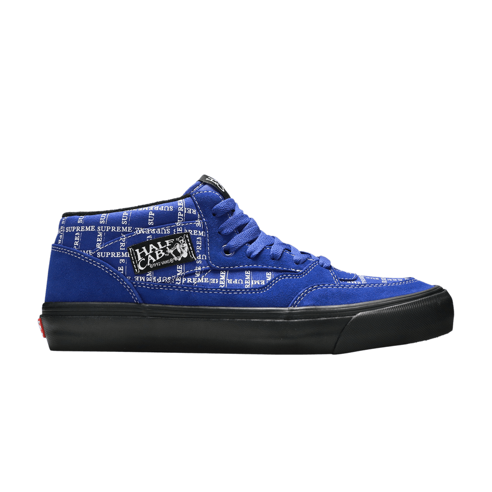 Supreme x Vans Half Cab Pro '92 'Logo Pattern - Royal Blue'