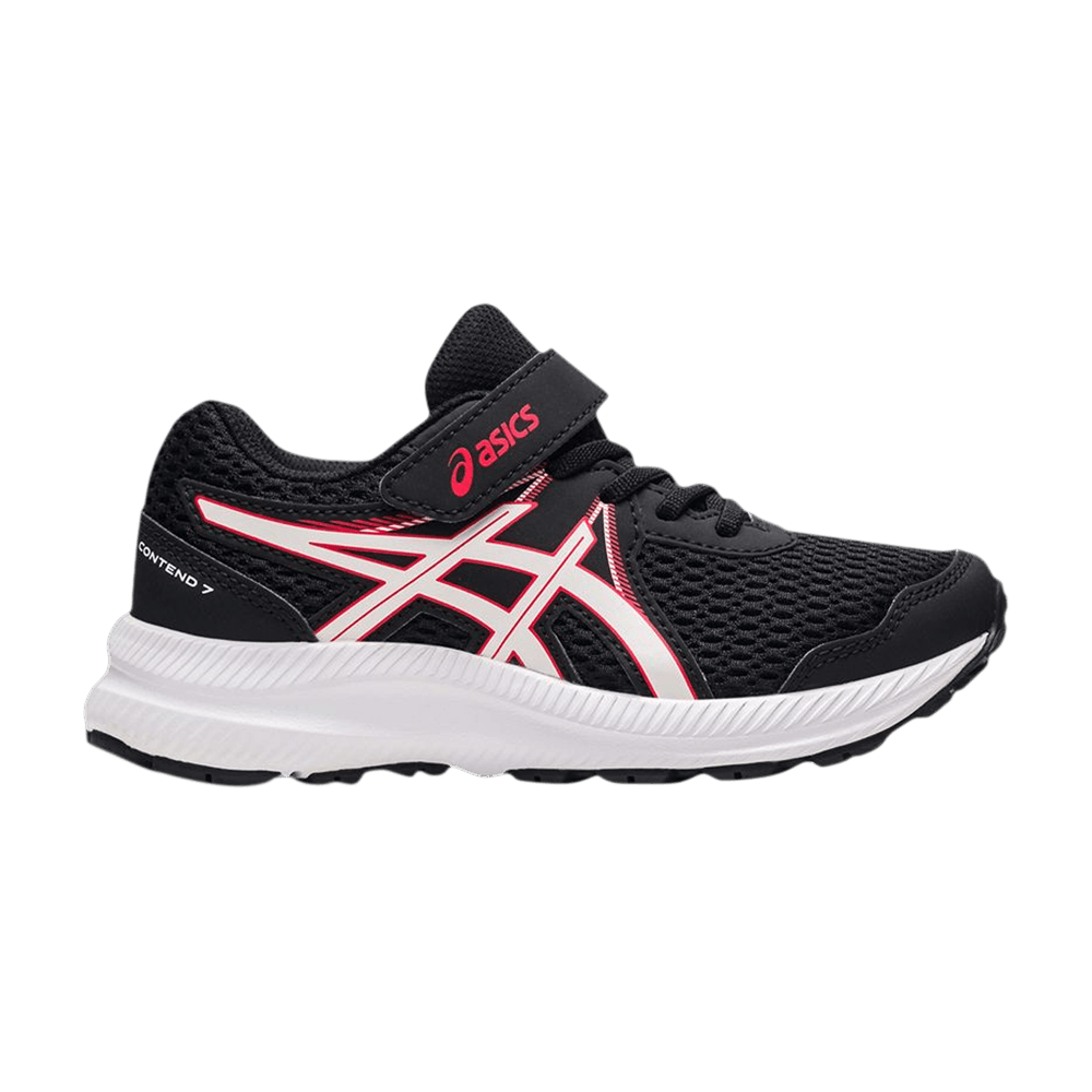 Asics Contend 7 PS 'Black Electric Red'