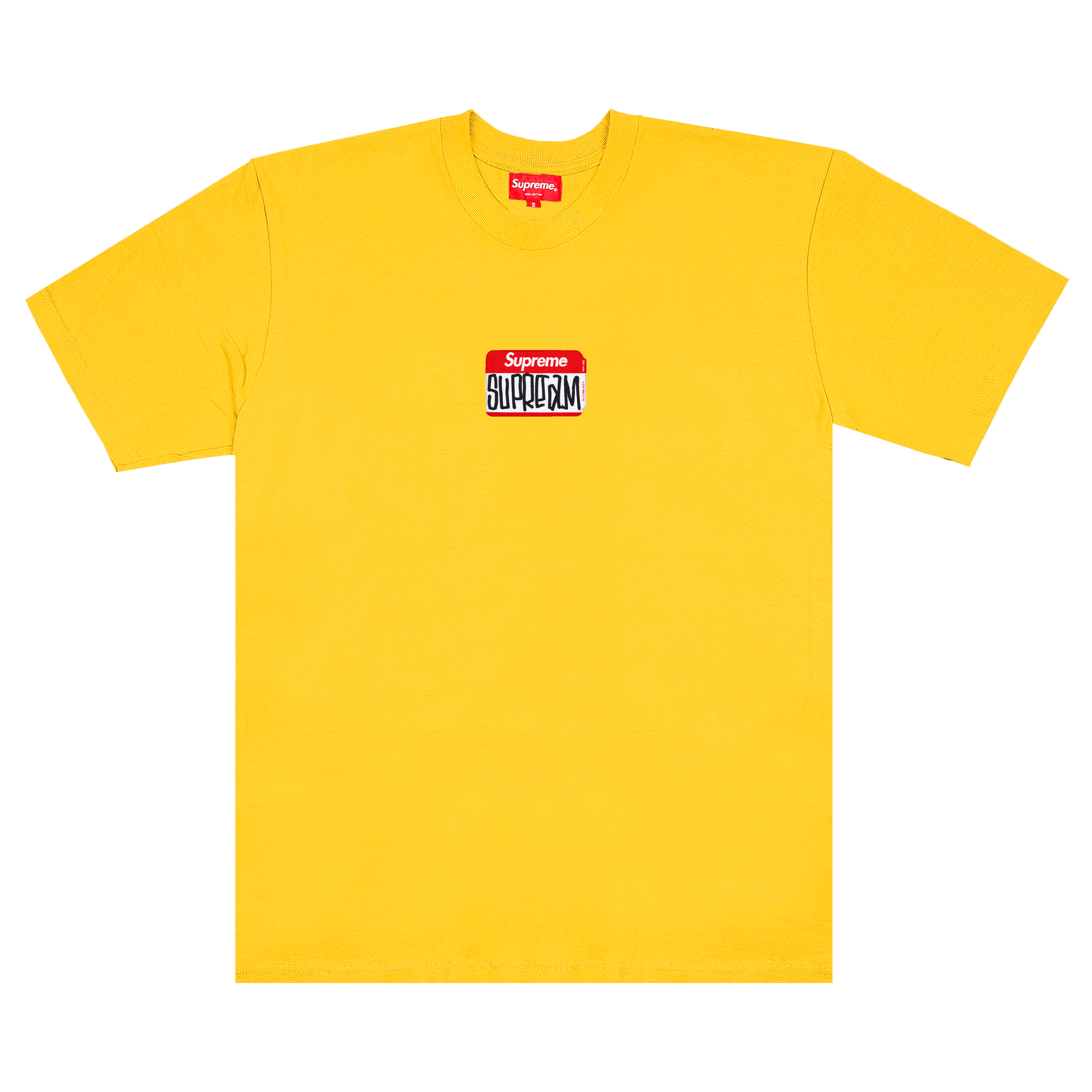 Supreme Gonz Nametag Short-Sleeve Top 'Yellow'