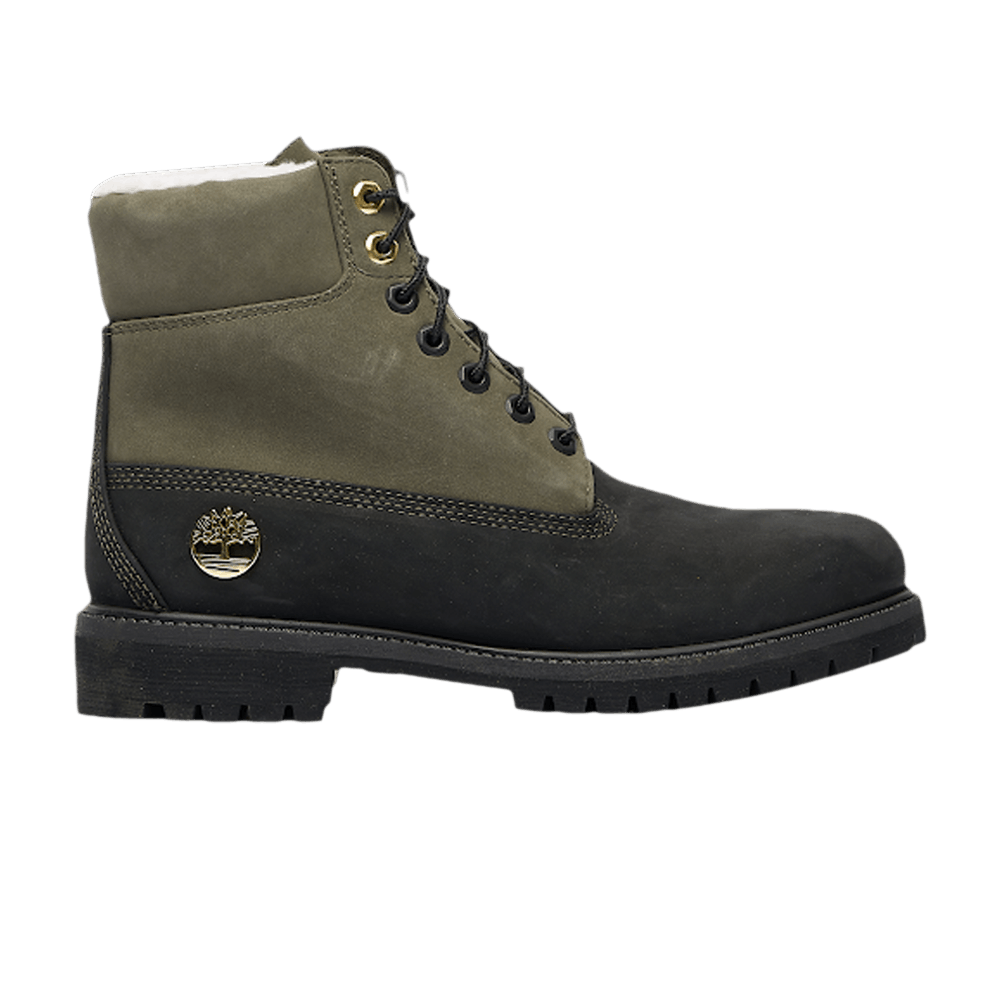 Timberland 6 Inch Premium Shearling Boot Junior 'Black Grapeleaf'