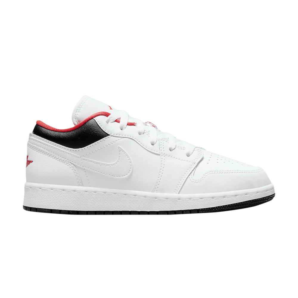 Pre-owned Air Jordan 1 Low Gs 'chicago Home' In White