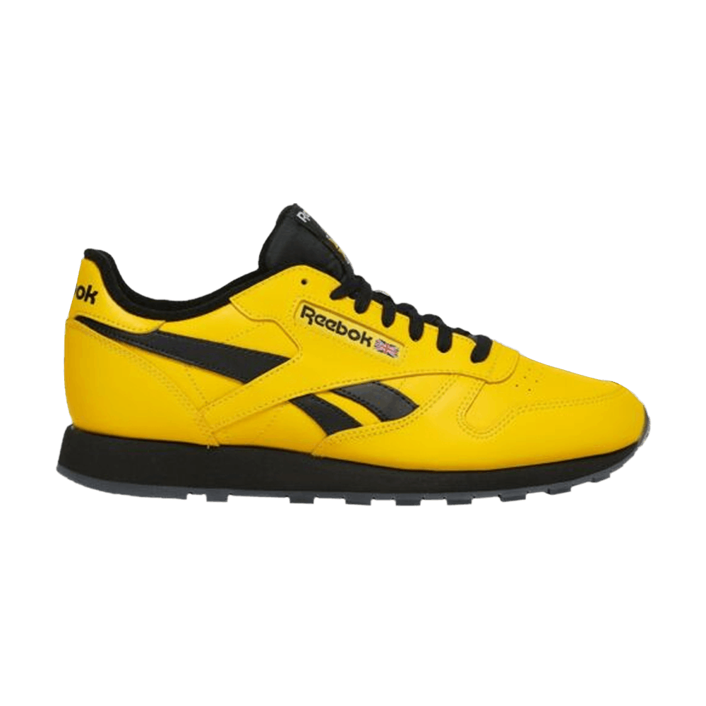Reebok Classic Leather 'Toxic Yellow Black' - FU9226