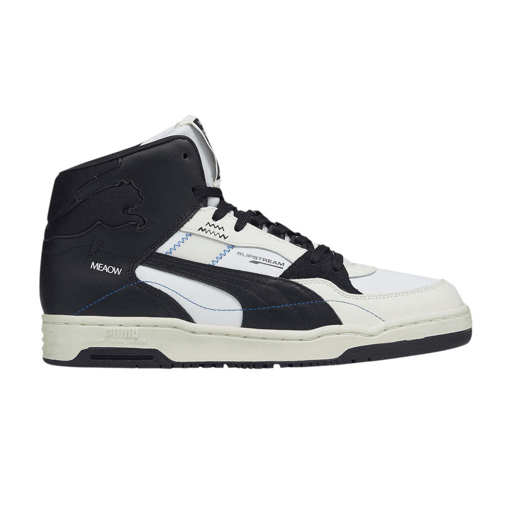 Pre-owned Puma Slipstream Mid 'meaow' In White