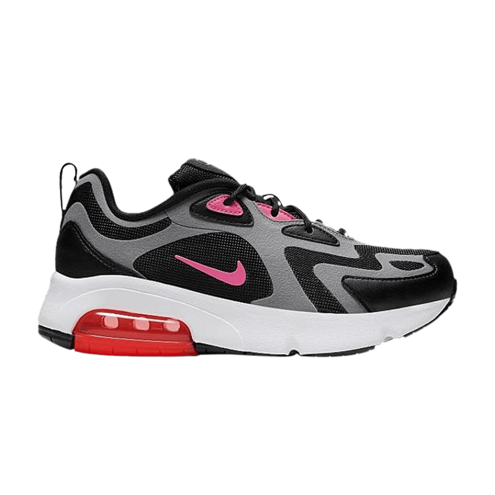 Nike Air Max 200 GS 'Black Hot Punch'