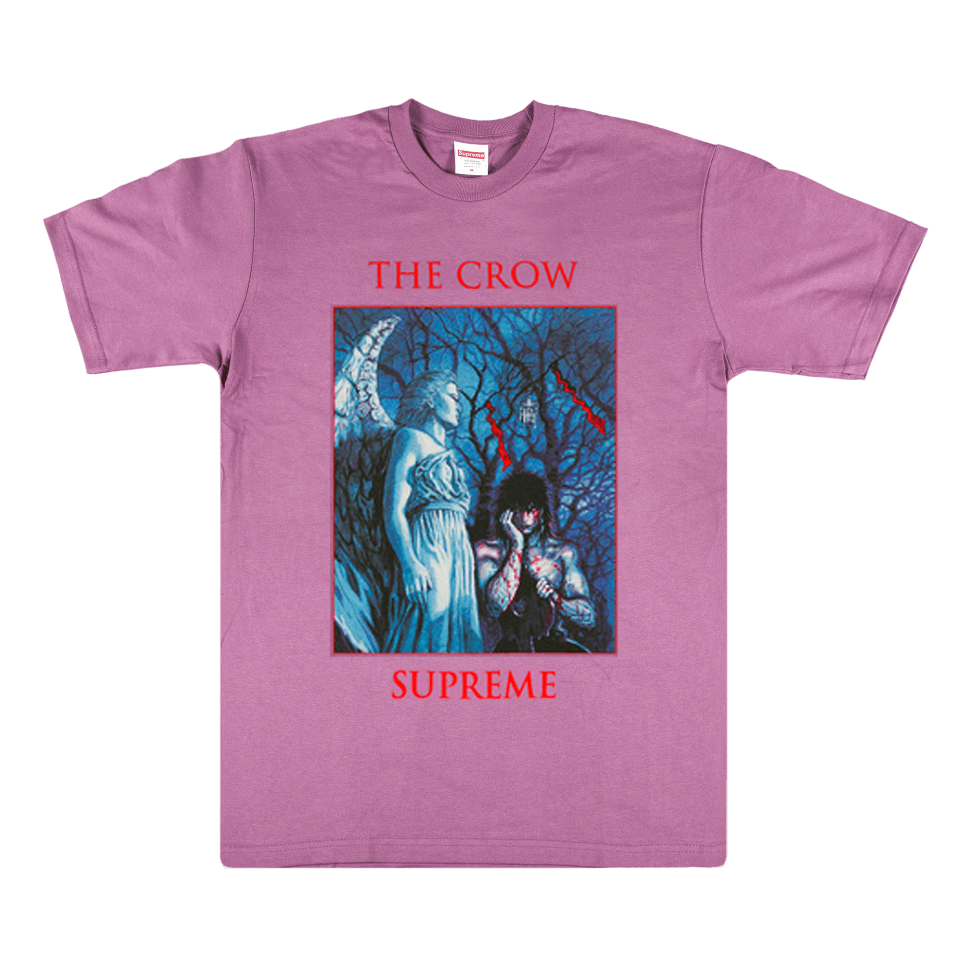 Supreme x The Crow Tee 'Plum'