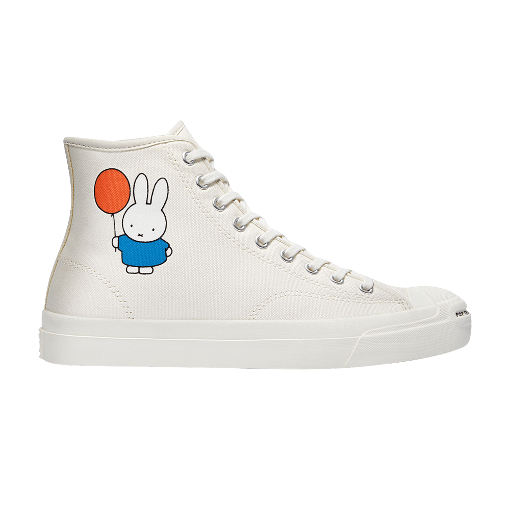 POP Trading Company x Converse Jack Purcell Pro High 'Miffy - Egret'