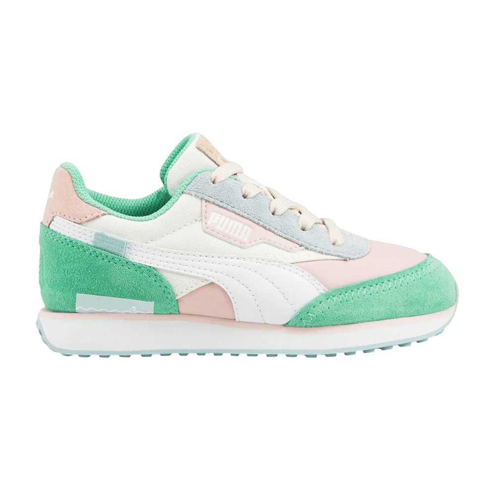 Pre-owned Puma Animal Crossing X Future Rider Little Kid 'new Horizons' In Cream