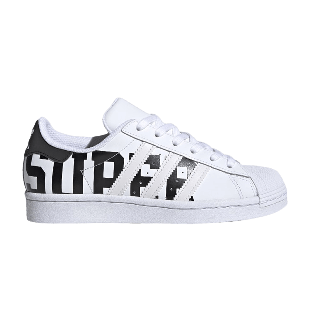 Adidas Superstar J 'White Black'