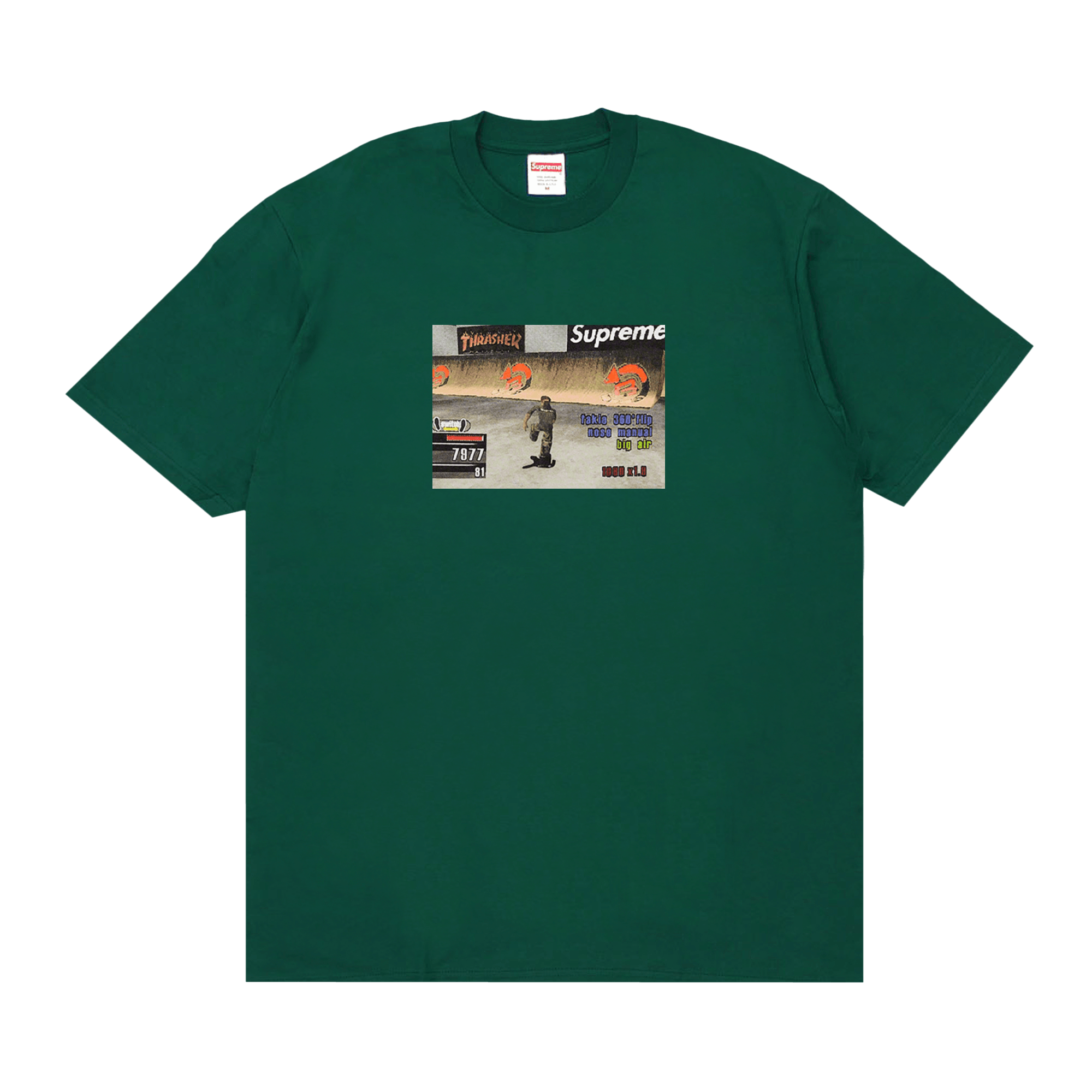 Supreme x Thrasher Game Tee 'Dark Green'