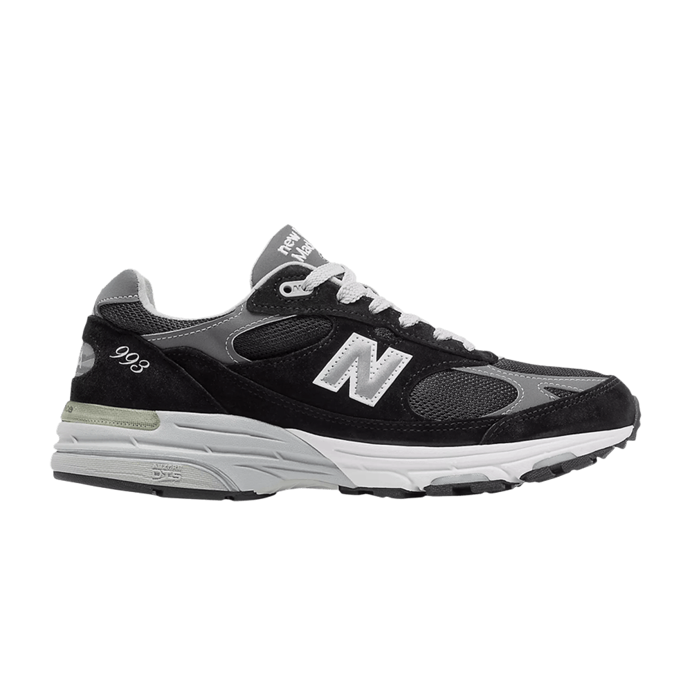 New Balance Wmns 993 Made In USA 2A Wide 'Black Grey'