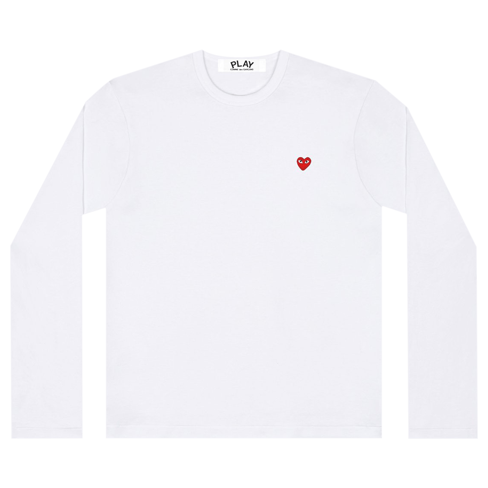 Comme des Garçons PLAY Small Heart Long-Sleeve T-Shirt 'White'