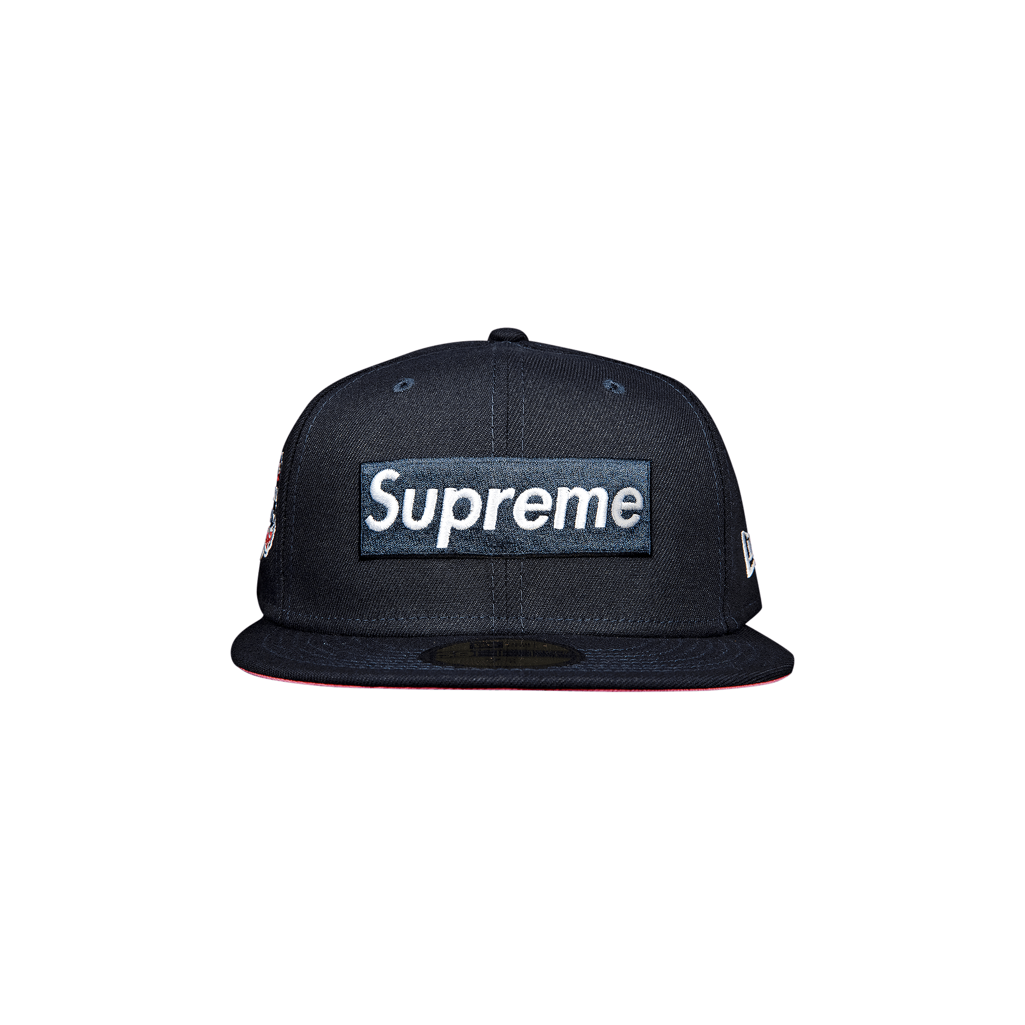 Supreme No Comp Box Logo New Era 'Navy'