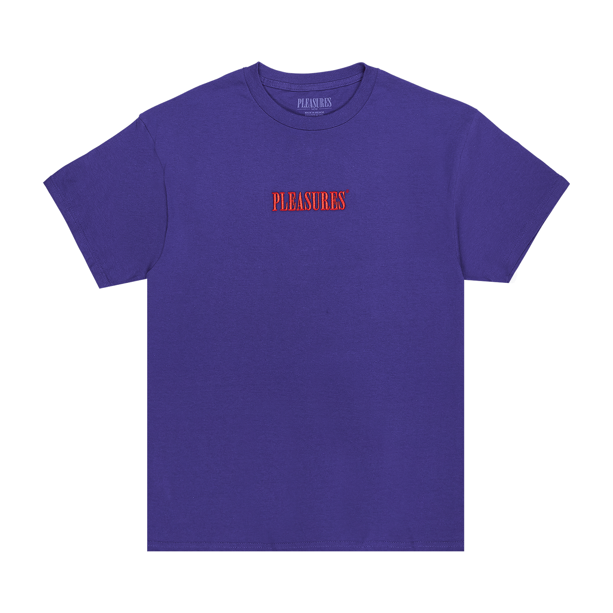 Pleasures Core Embroidered T-Shirt 'Purple'