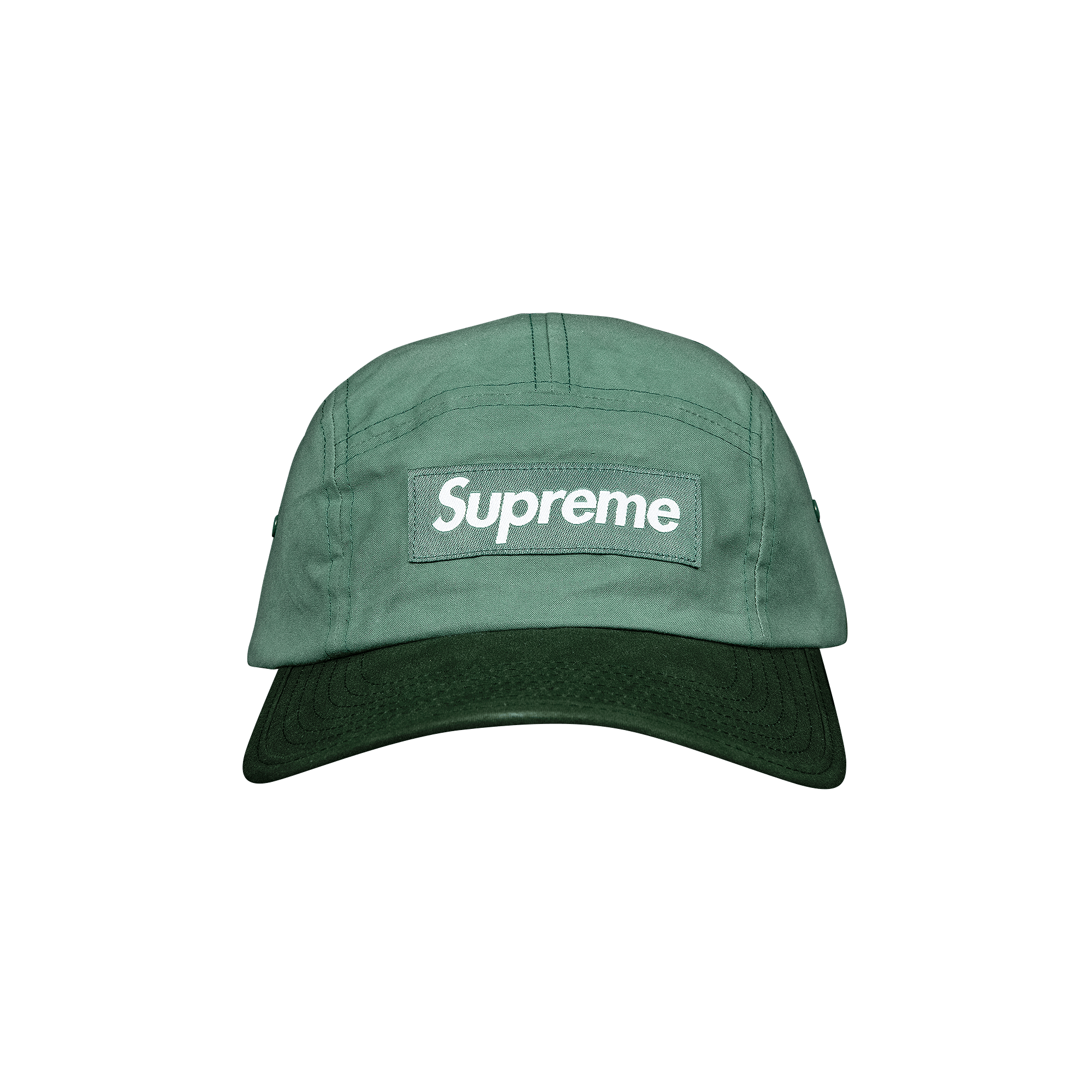 Supreme Waxed Cotton Camp Cap 'Green'