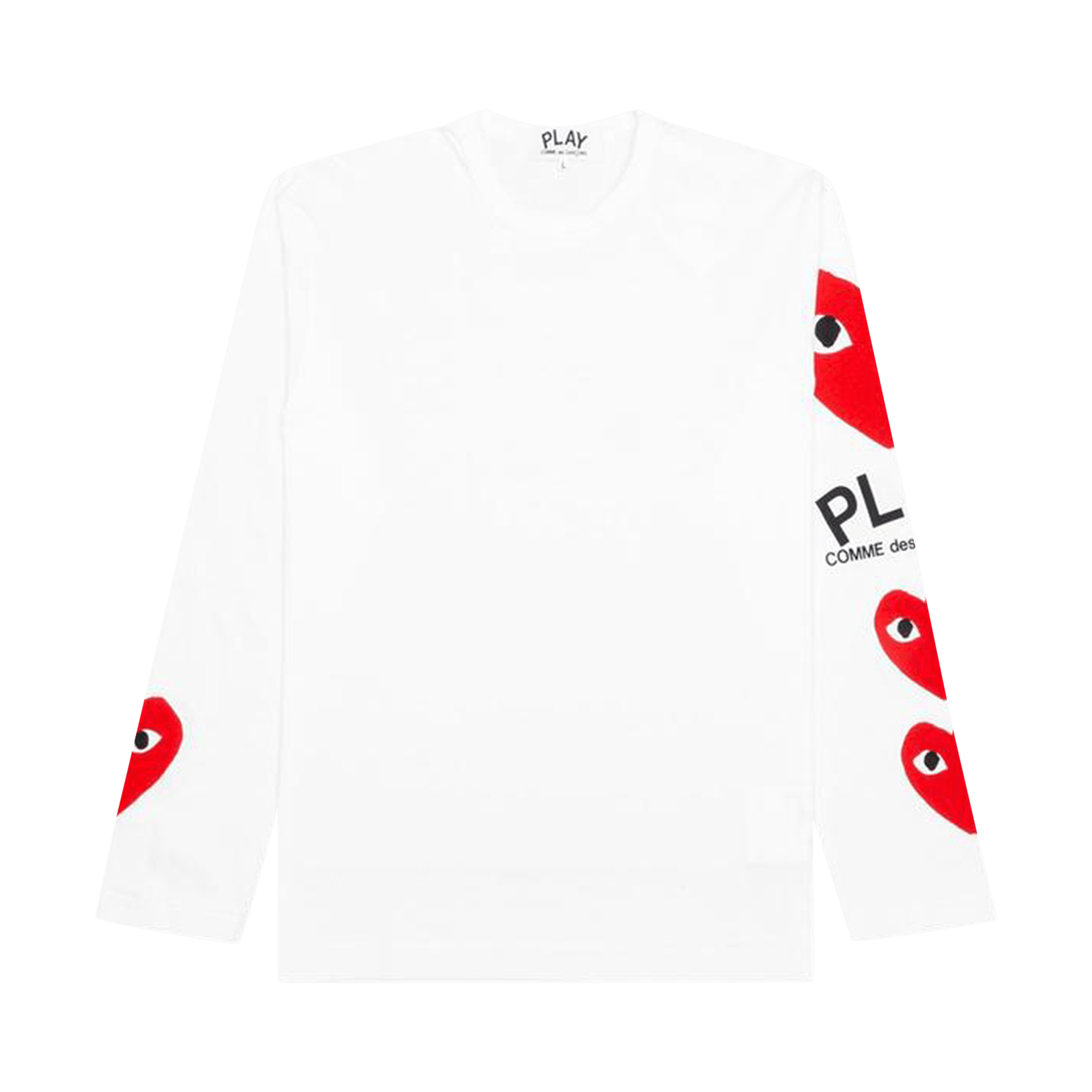 Buy Comme des Garçons PLAY Camo Half Heart T-Shirt 'White' - AZ