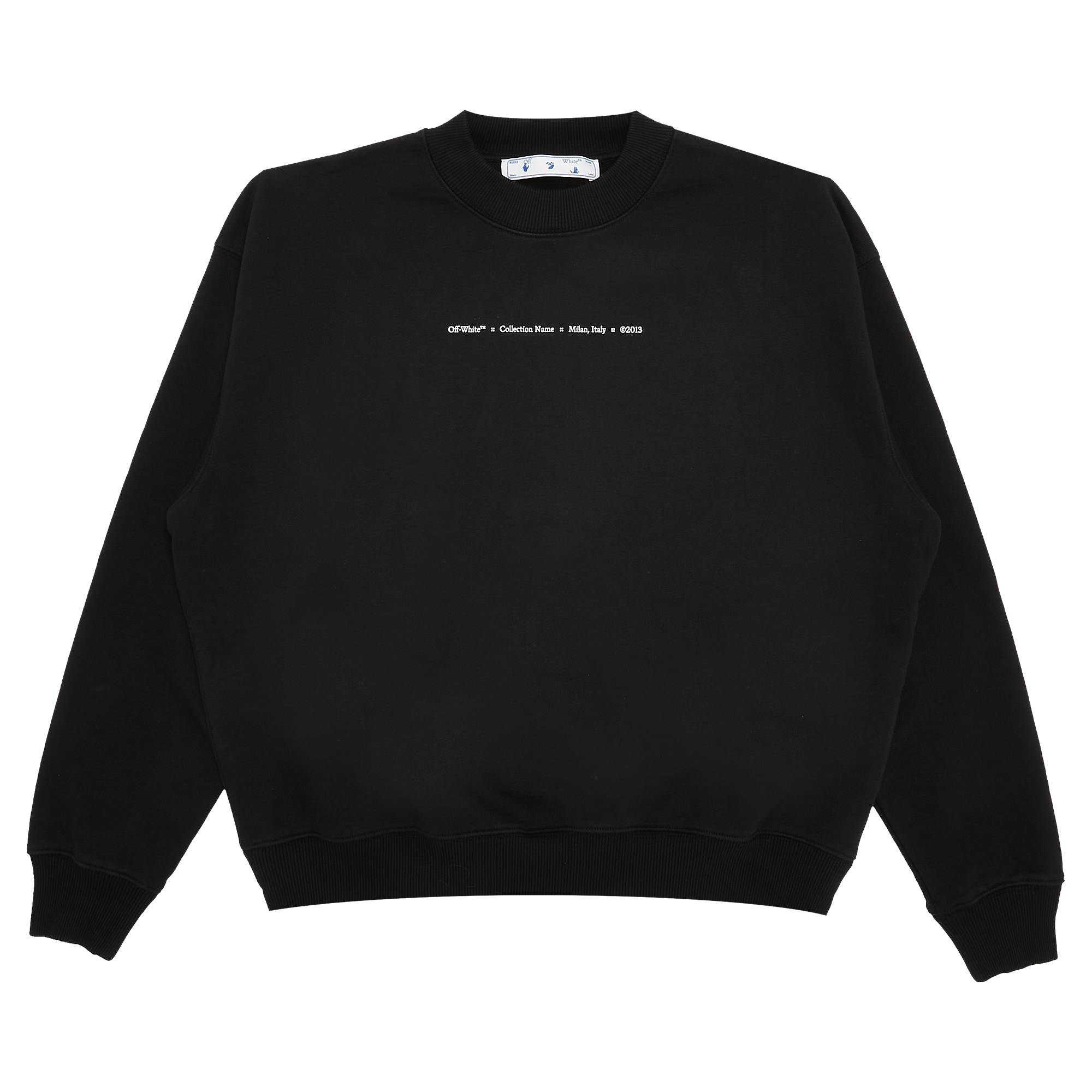 Off-White Tornado Arrow Skate Crewneck 'Black/Multicolor'