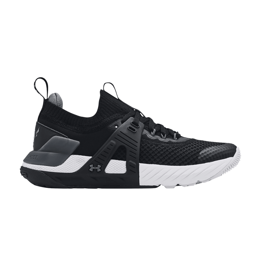 Pre-owned Under Armour Project Rock 4 Gs 'black'