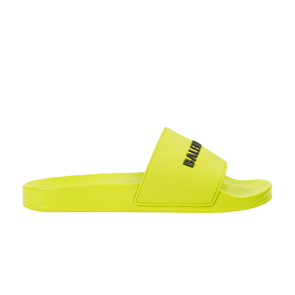 Balenciaga Pool Slides 'Lime'