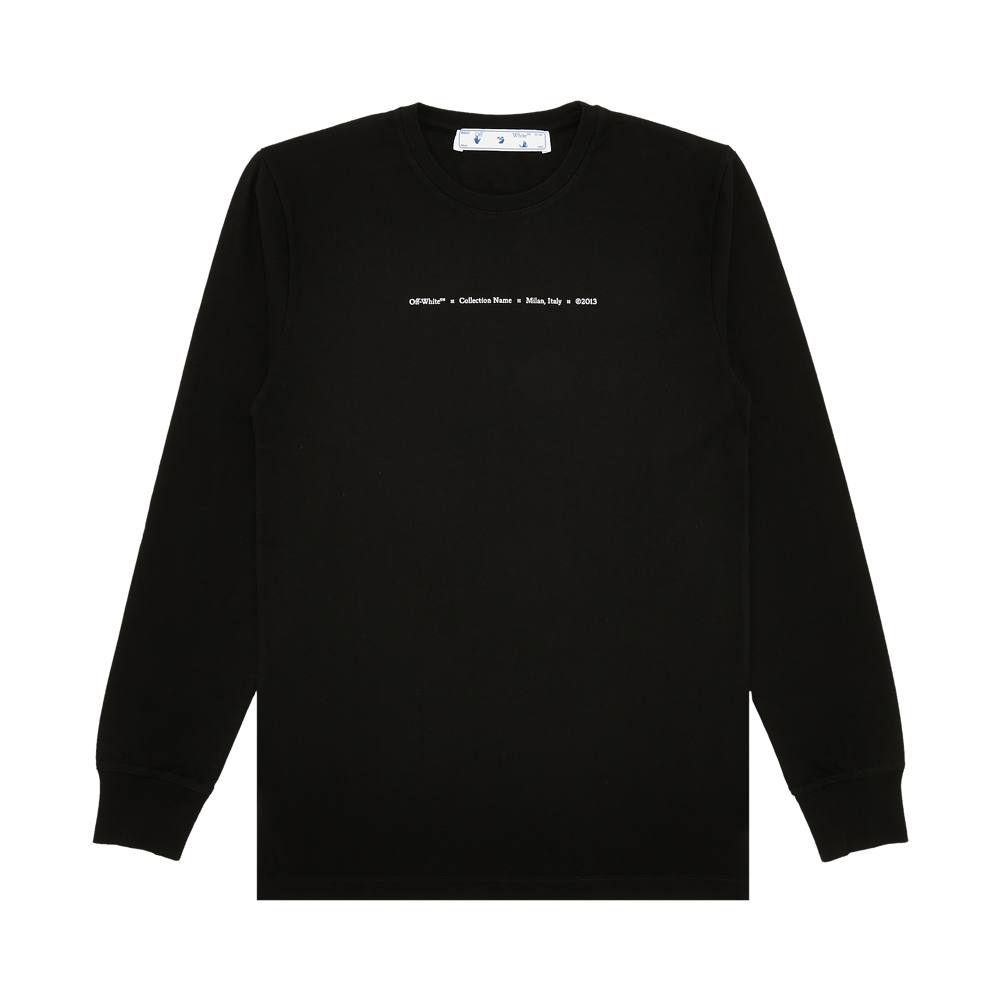 Off-White Tornado Arrow Long-Sleeve Tee 'Black/Multicolor'