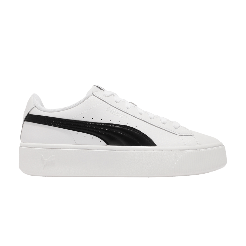 PUMA WMNS VIKKY STACKED 'WHITE BLACK'