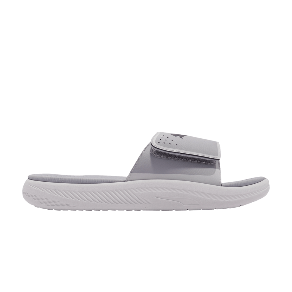 Pre-owned Puma Softride Slide 'quarry' In Grey