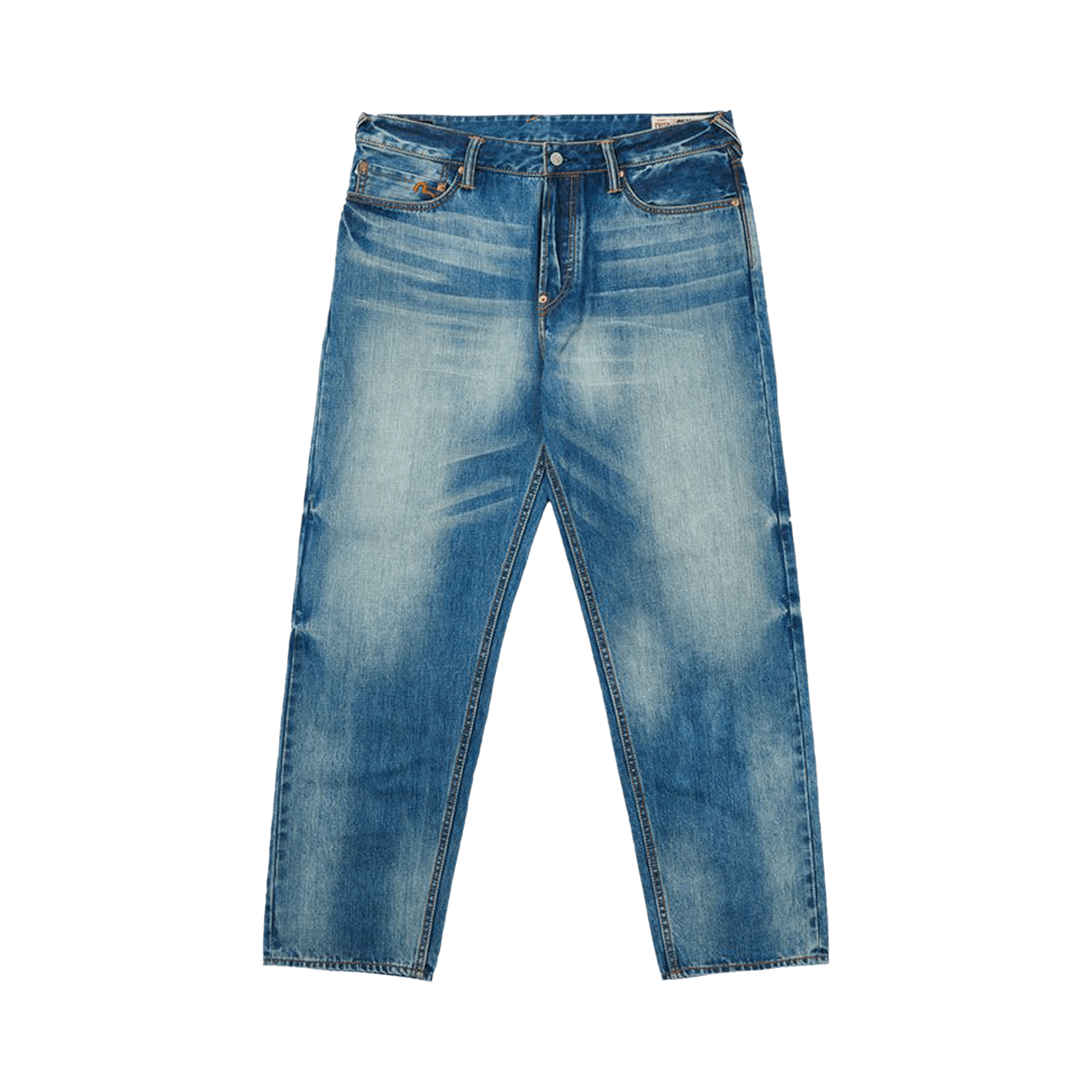Palace x Evisu 2008 Classic Daicock Denim Jeans 'Indigo Mid Wash'