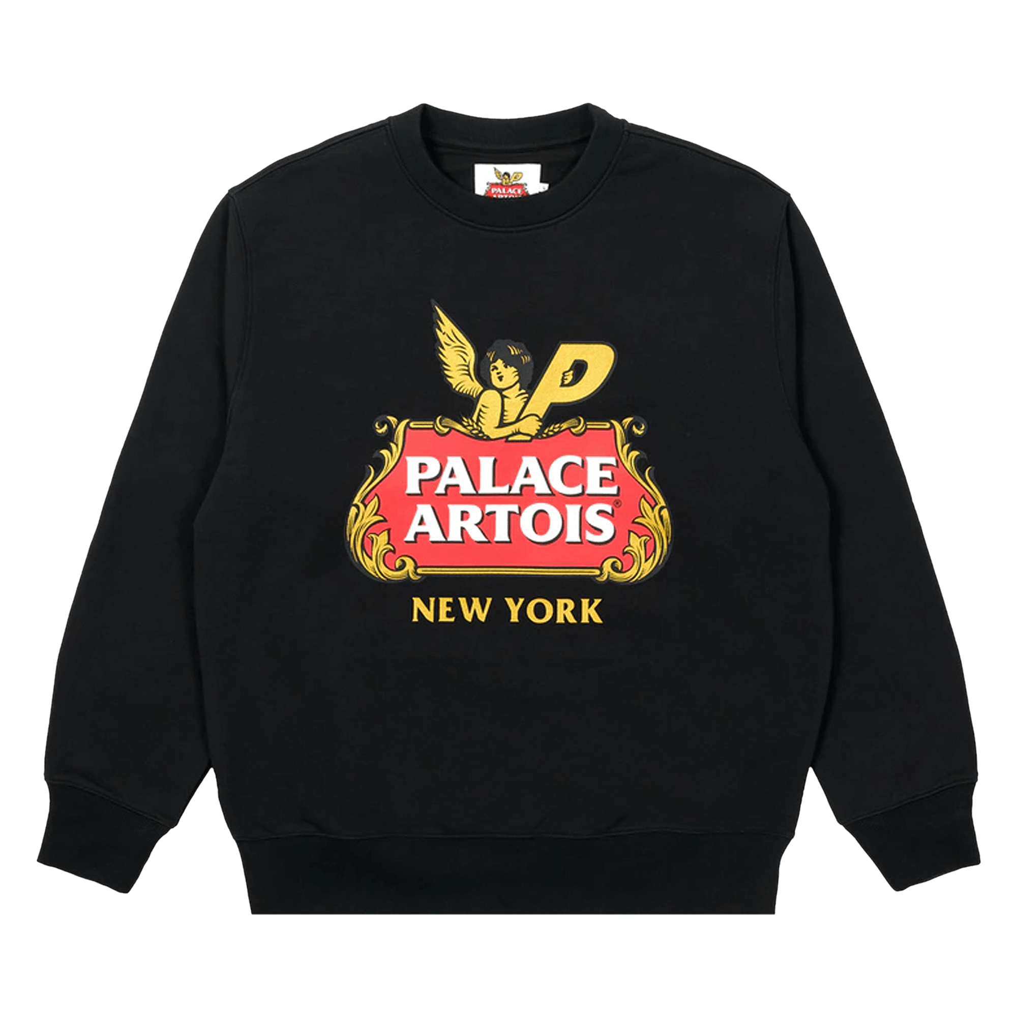 Palace x Stella Artois Cartouche Crew 'Black'